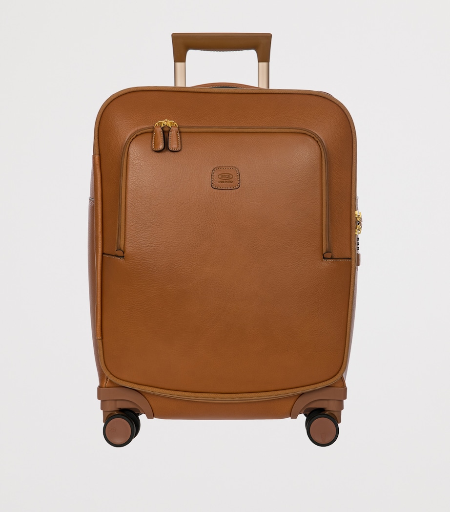 Leather Life Pelle Suitcase (55cm) TAN Image 8