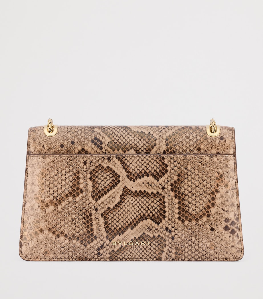 Python Leather Serpenti Forever Shoulder Bag BEIGE Image 2