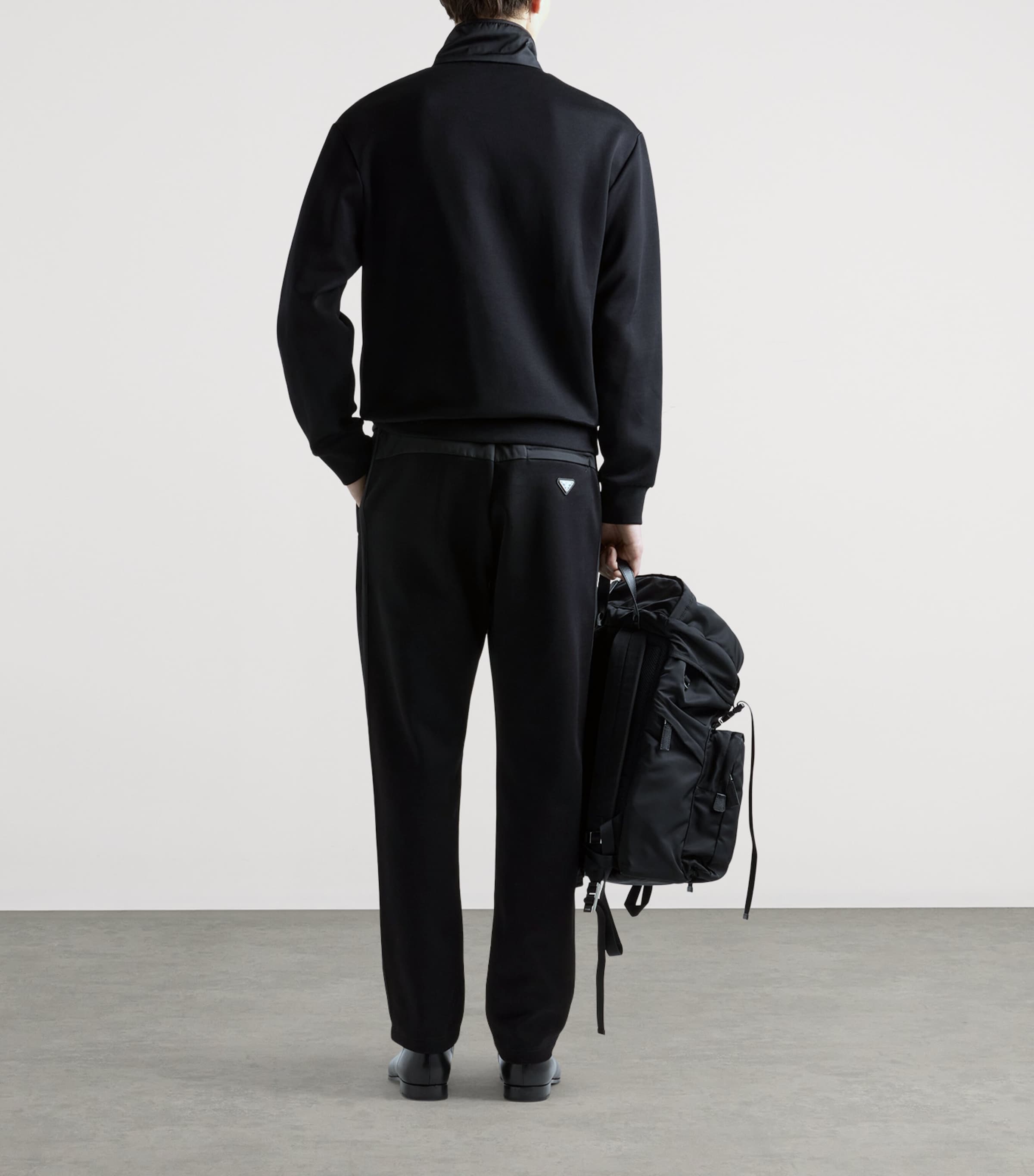 Cotton and Re-Nylon Straight Trousers F0806 Image 5