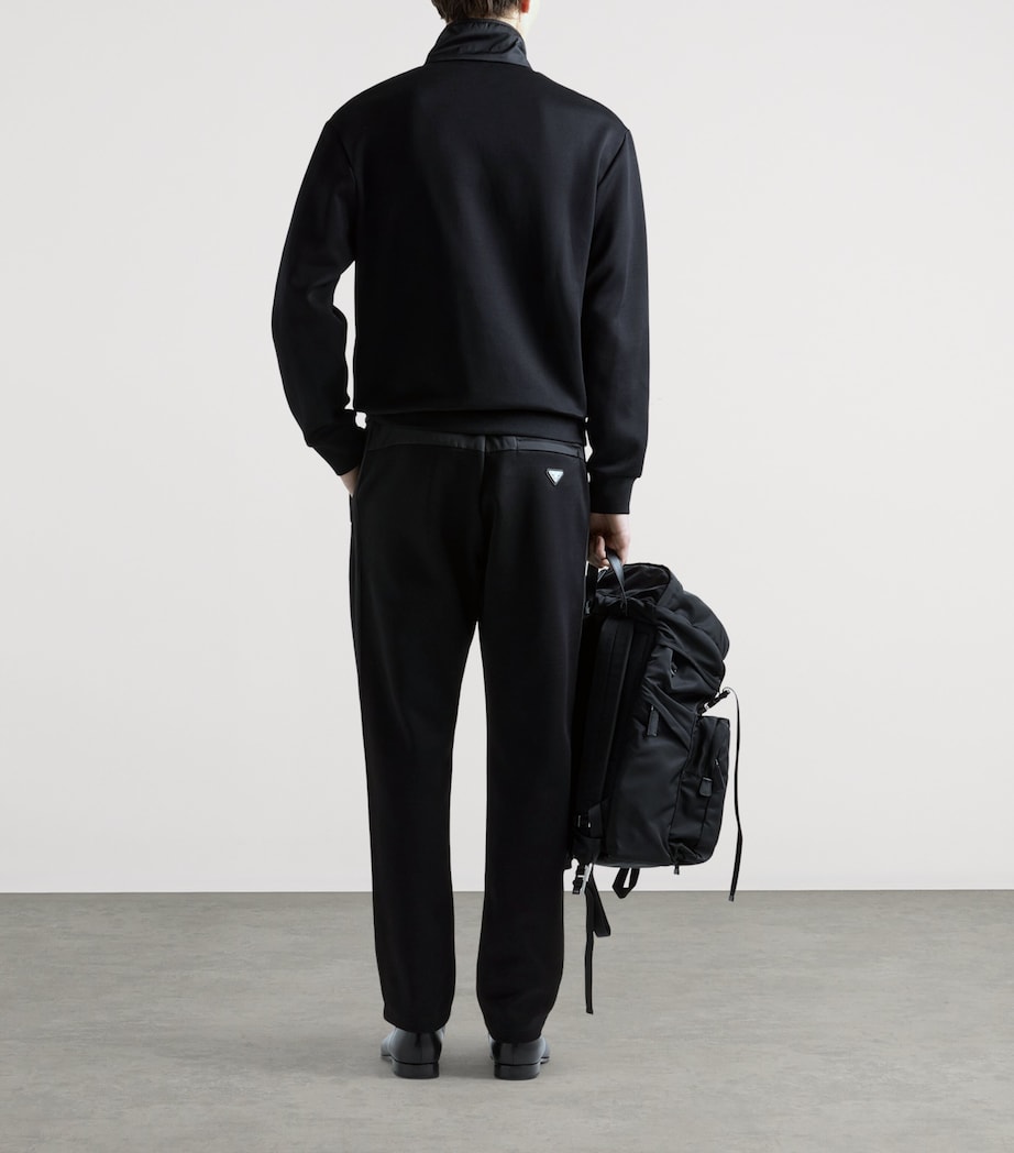 Cotton and Re-Nylon Straight Trousers F0806 Image 5