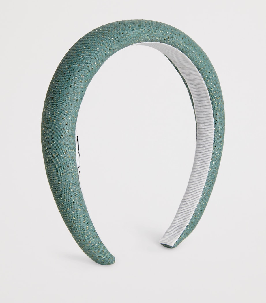 Sequinned Headband 511OREGANO GREEN Image 2