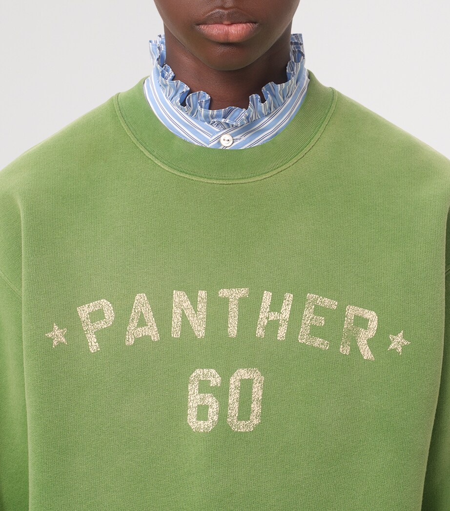 Valentino Garavani Mens Cotton-Jersey Printed Sweatshirt Image 2