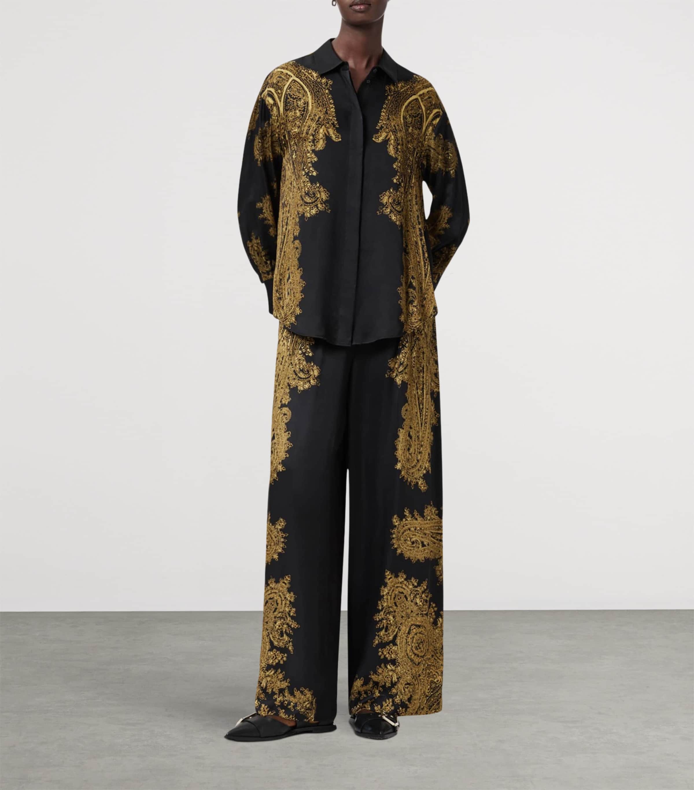 Printed Bernie Shirt ELLA BLACK Image 4