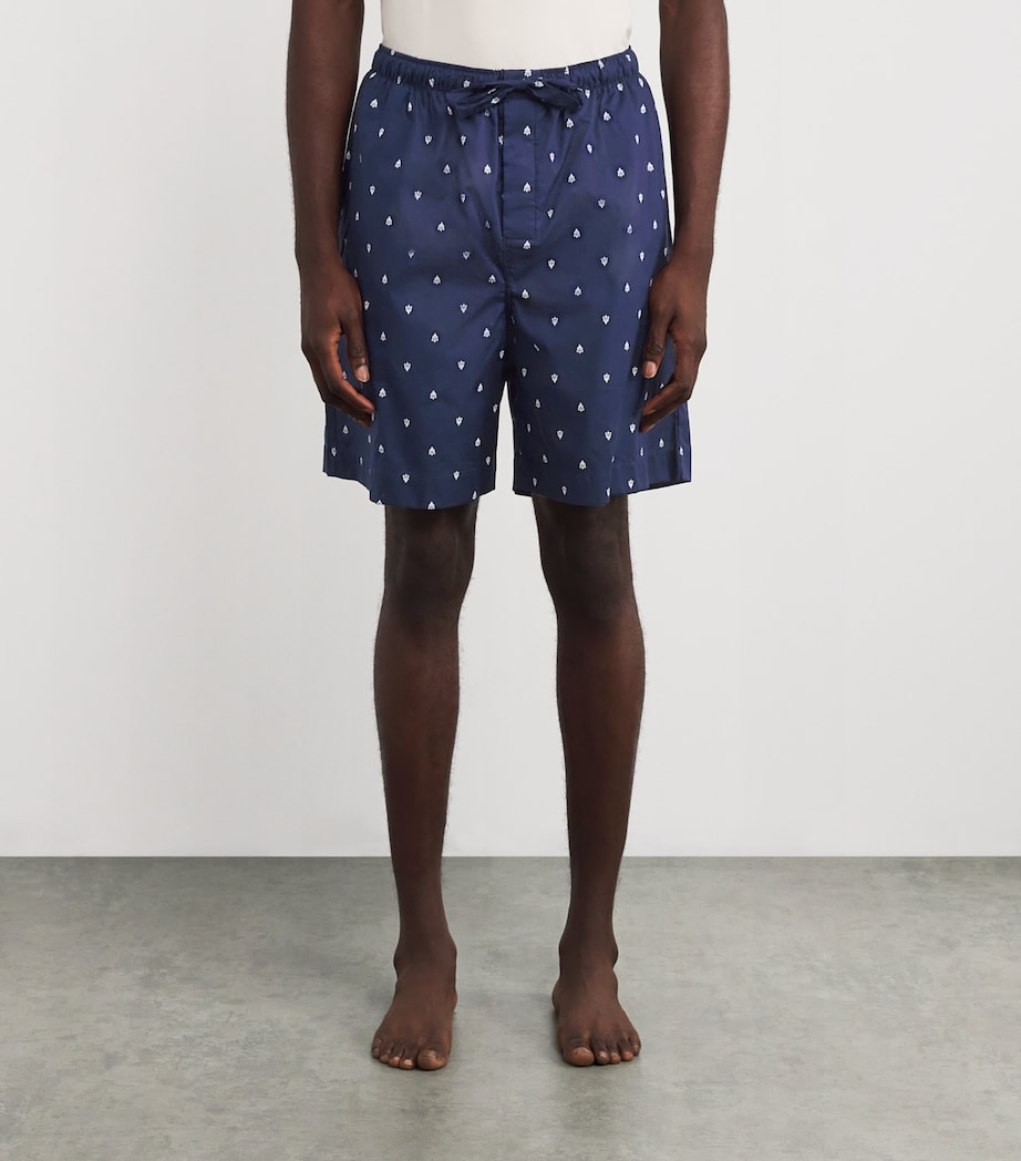 Cotton Nelson Lounge Shorts NAVY Image 3