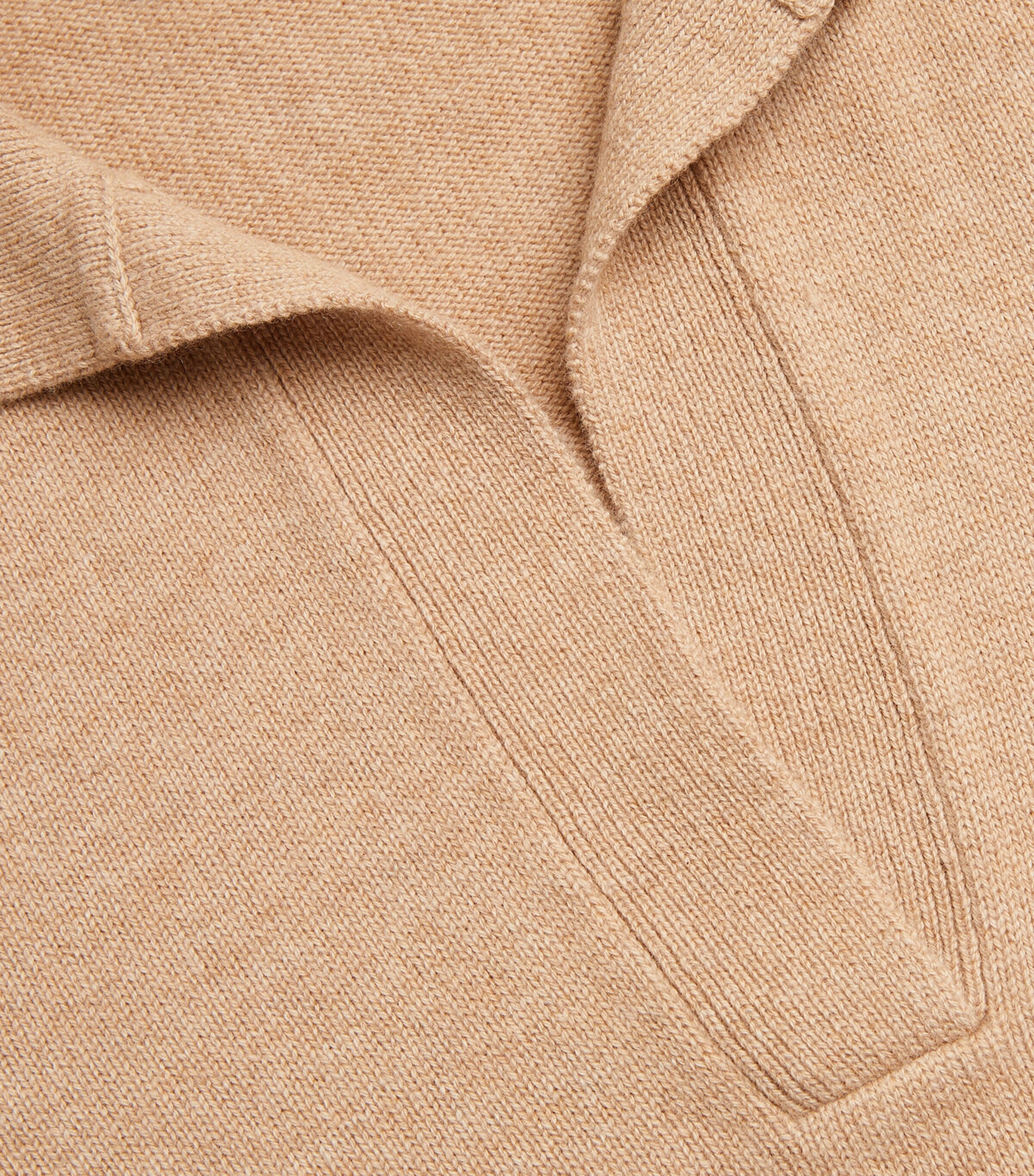 Yves Salomon Womens Wool-Cashmere Collared Sweater Image 5