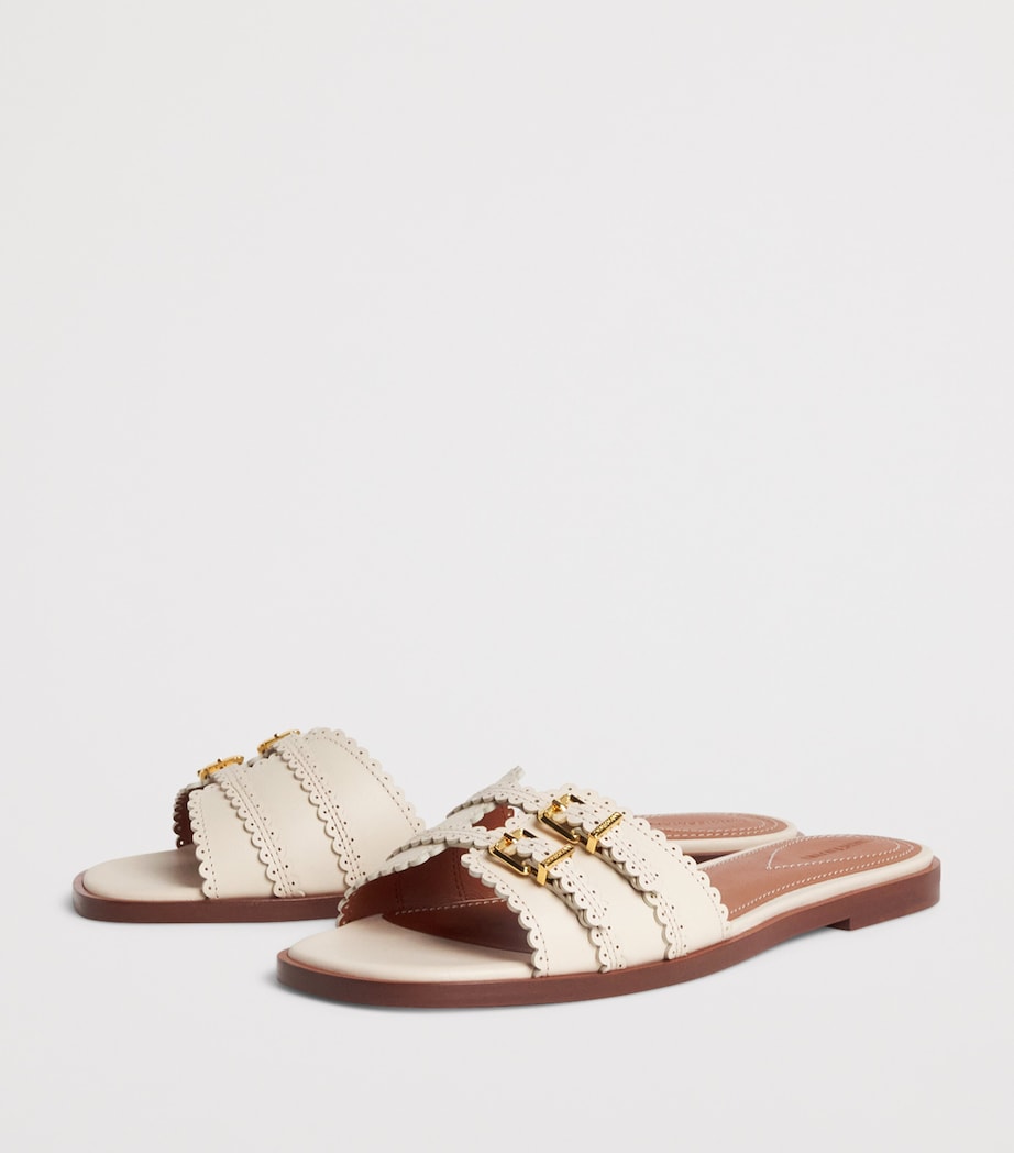 Leather Goldie Slides MACADAMIAMACA Image 3