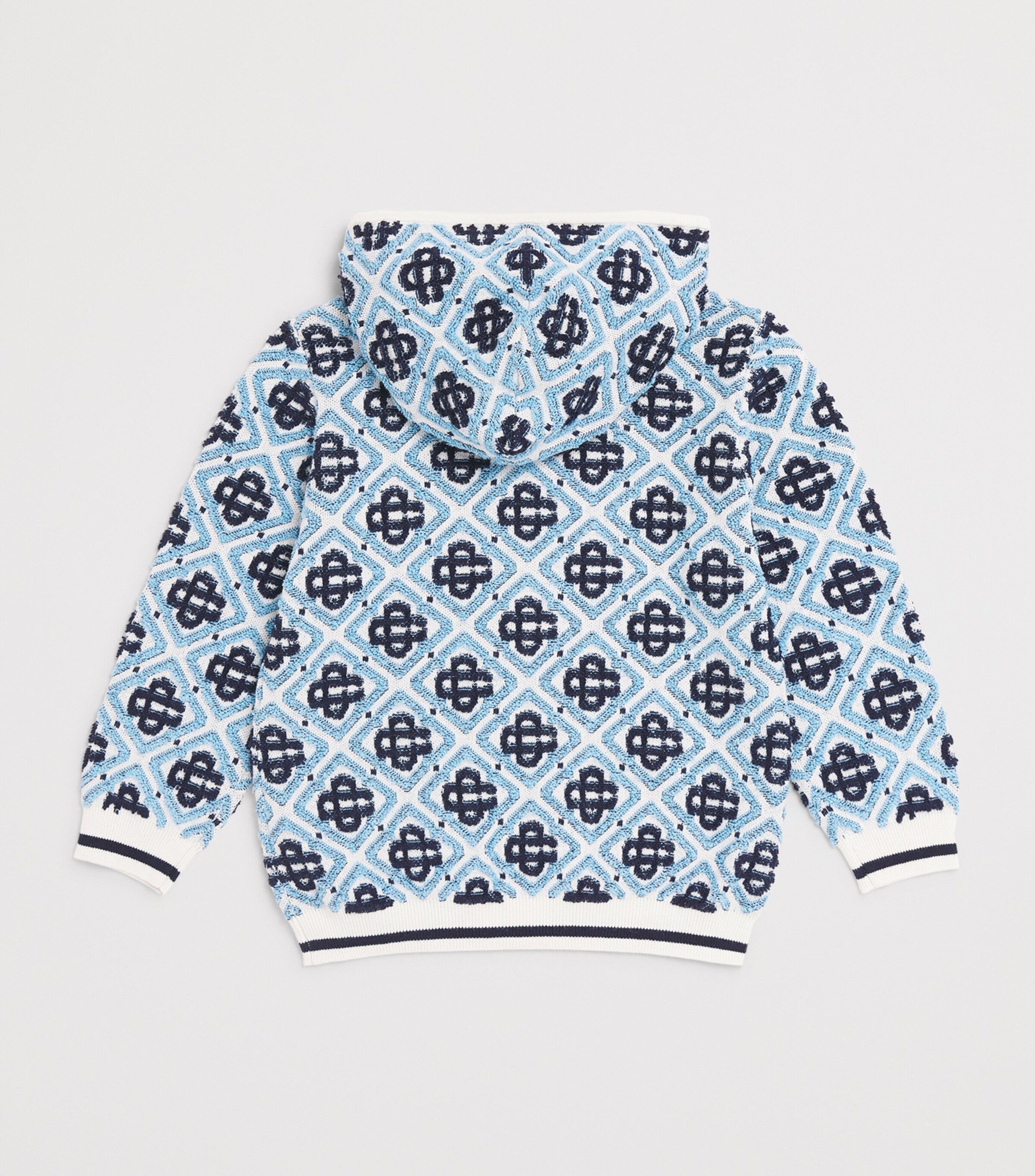 Casablanca Kids Monogram Knit Hoodie (3-8 Years) Image 2