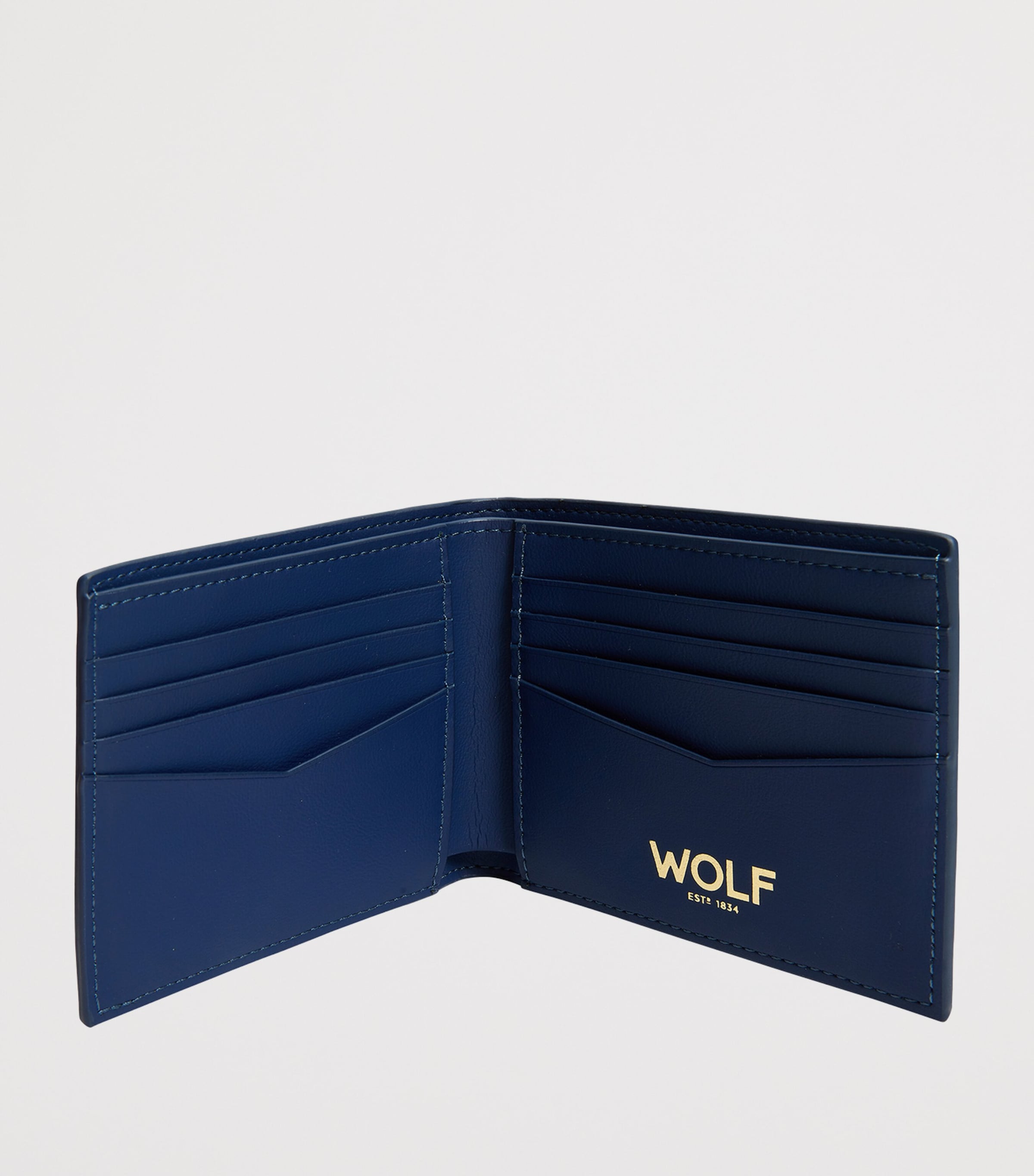 WOLF Signature Billfold Wallet Blue Image 2