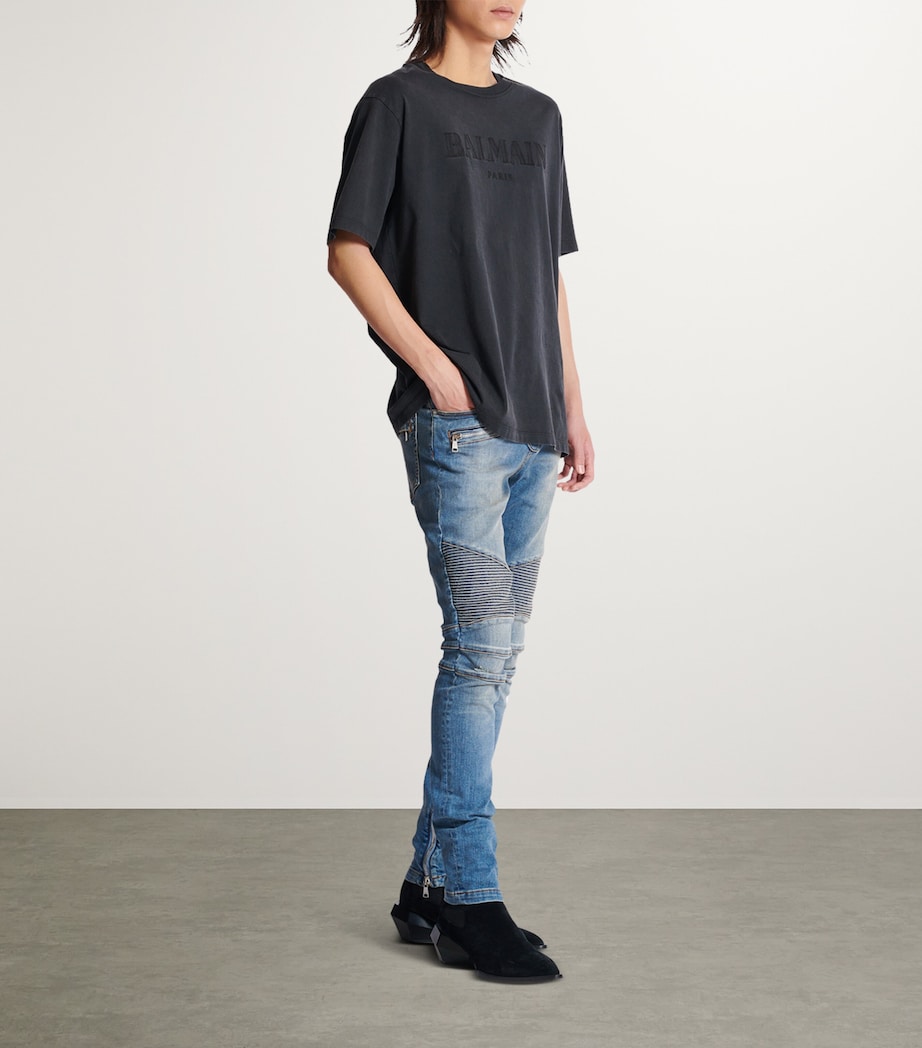 Cotton Logo T-Shirt YGD GRIS/GRIS Image 2