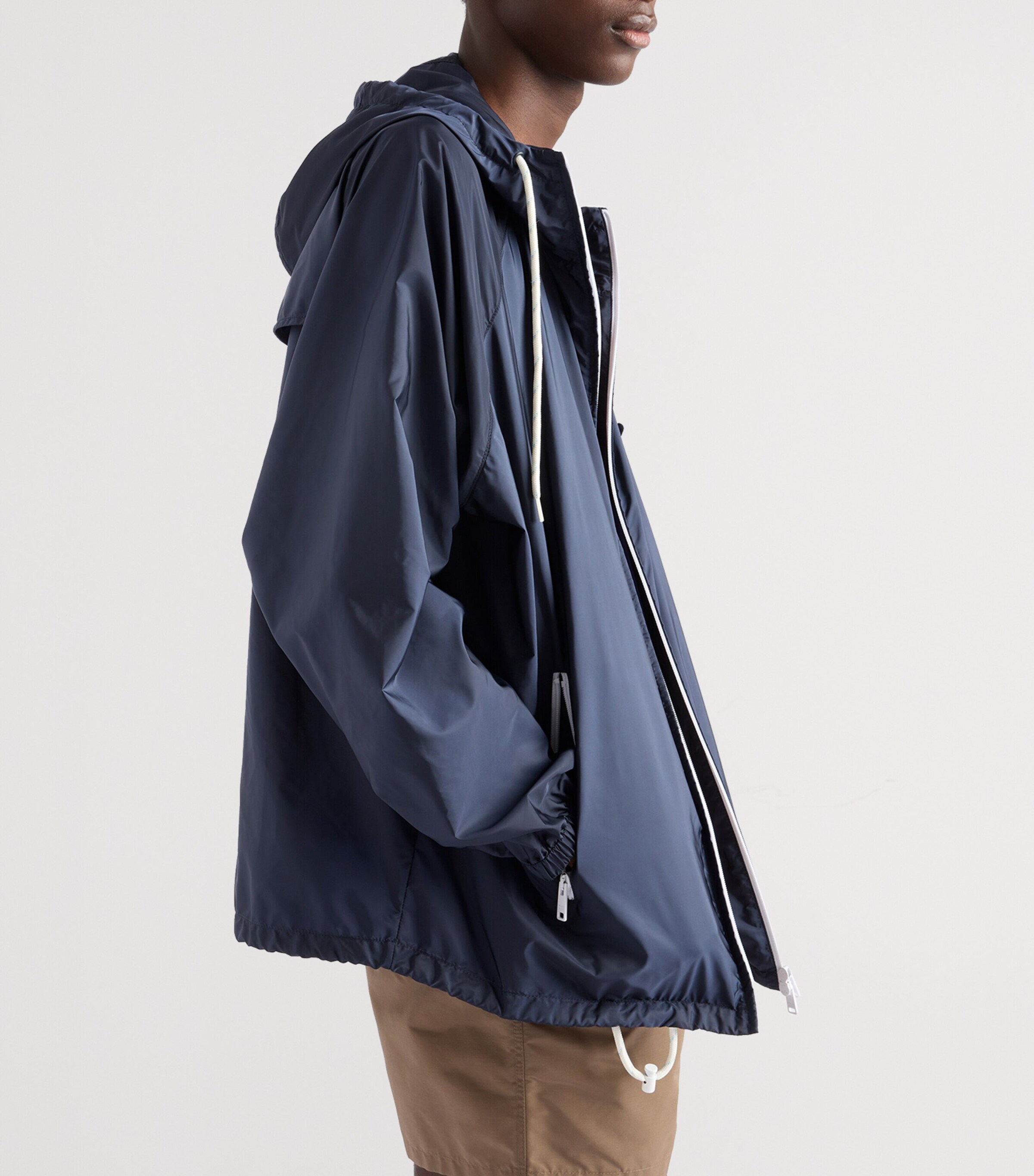 Re-Nylon Hooded Oversized Jacket F0ABB Image 4