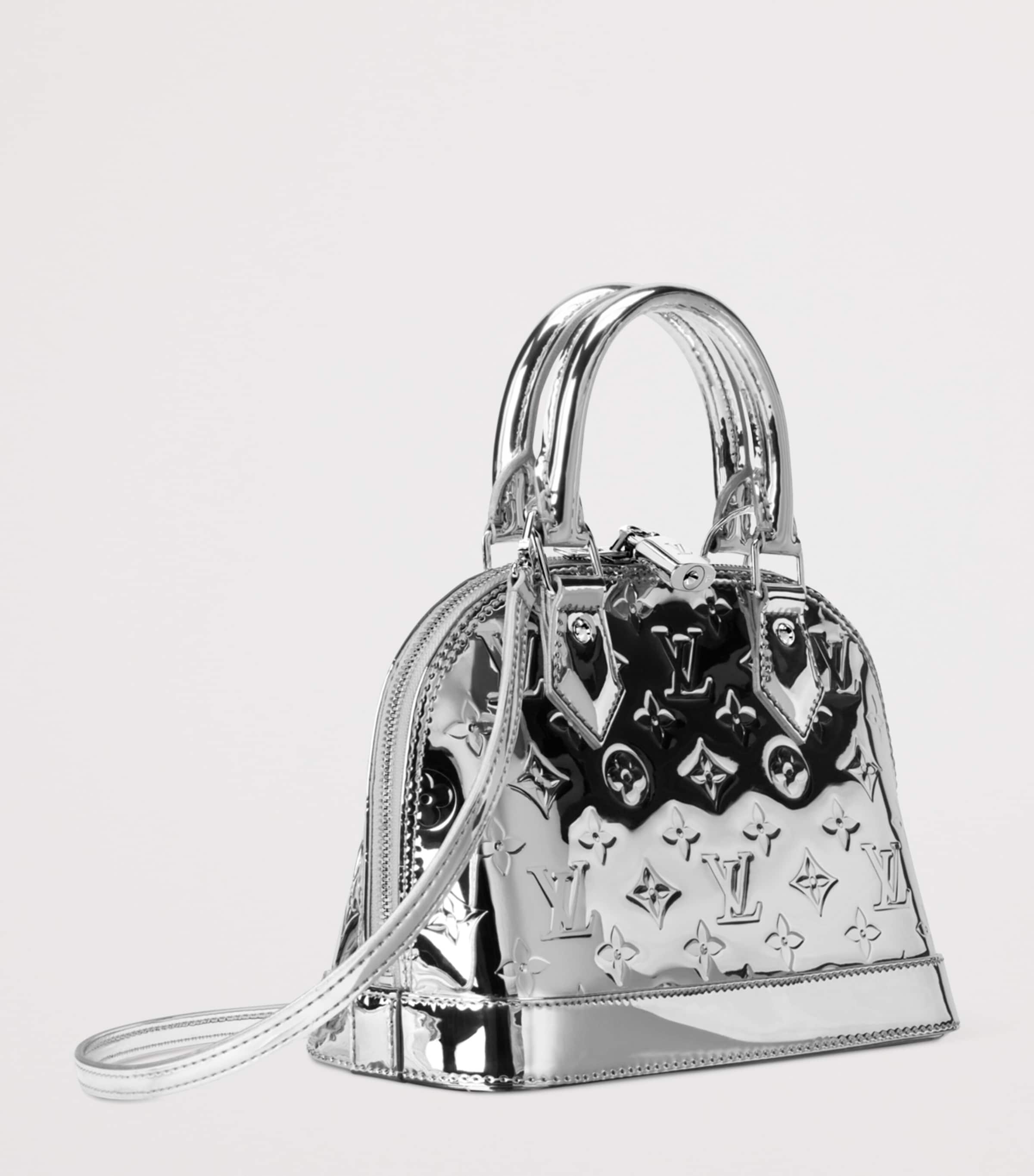 Canvas Alma BB Cross-Body Bag SILVER Image 3