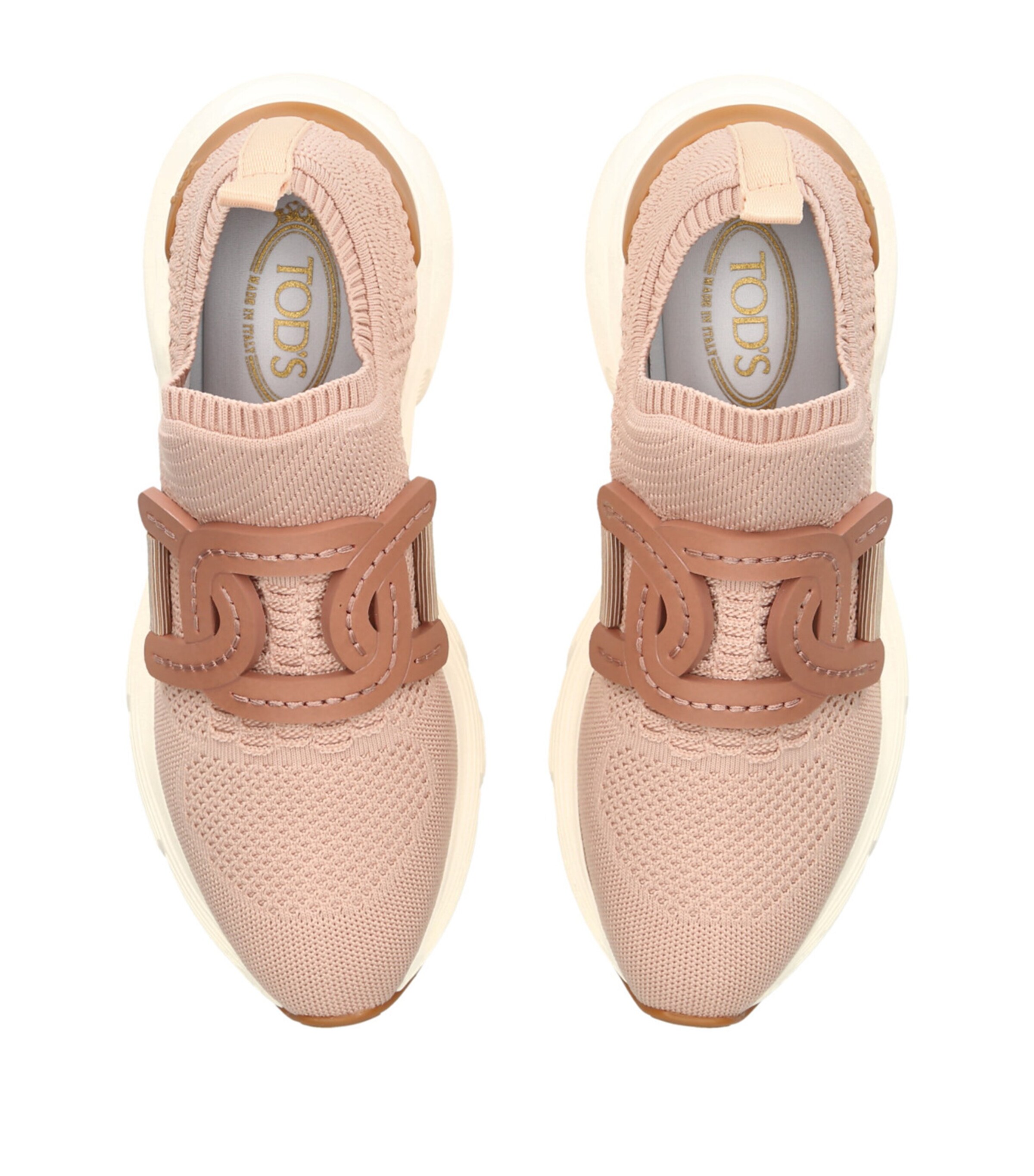 Tod's Sport Run 54C Calzino Sneakers Tan Comb Image 4