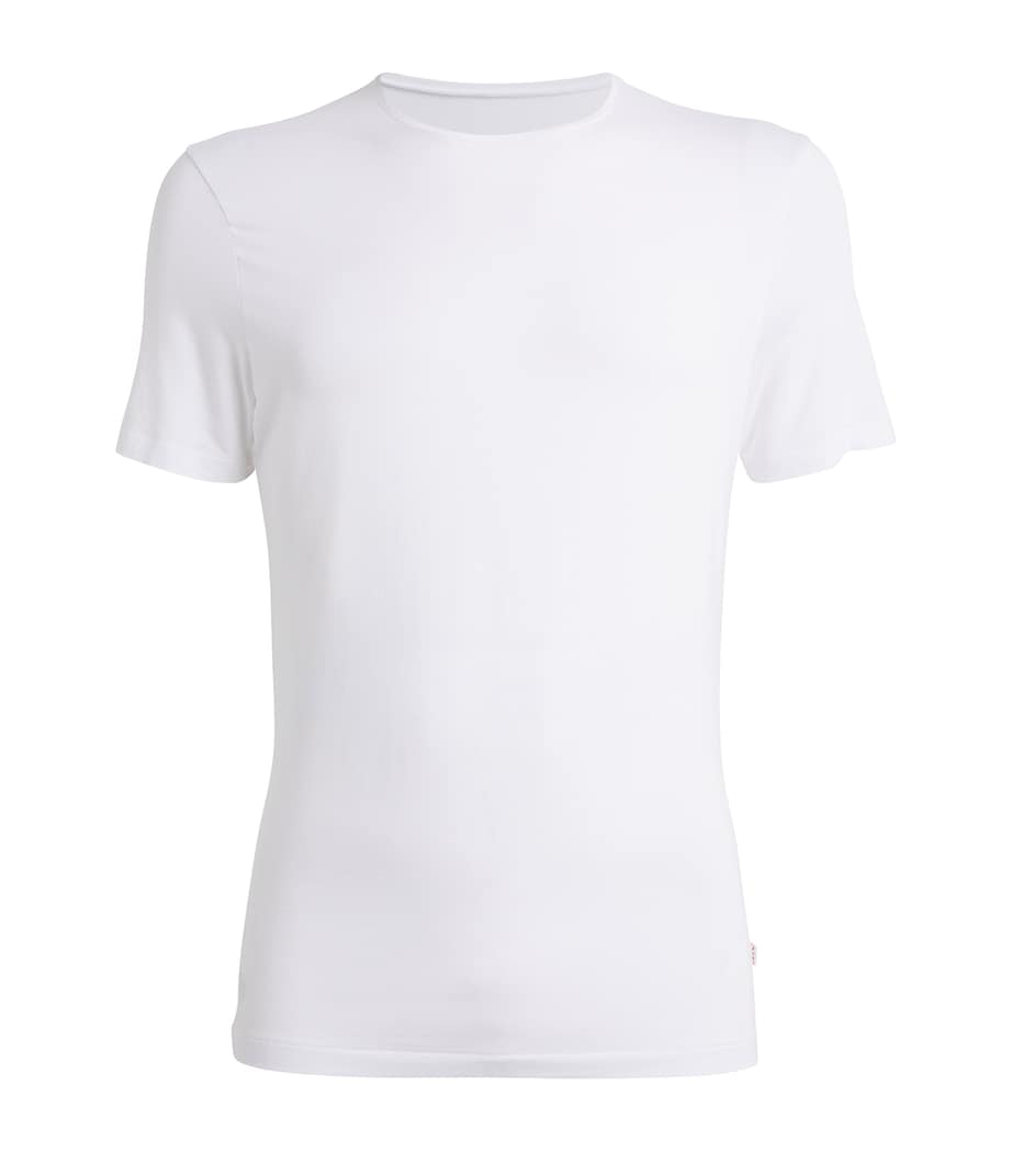 Modal Micro T-Shirt WHITE Image 1
