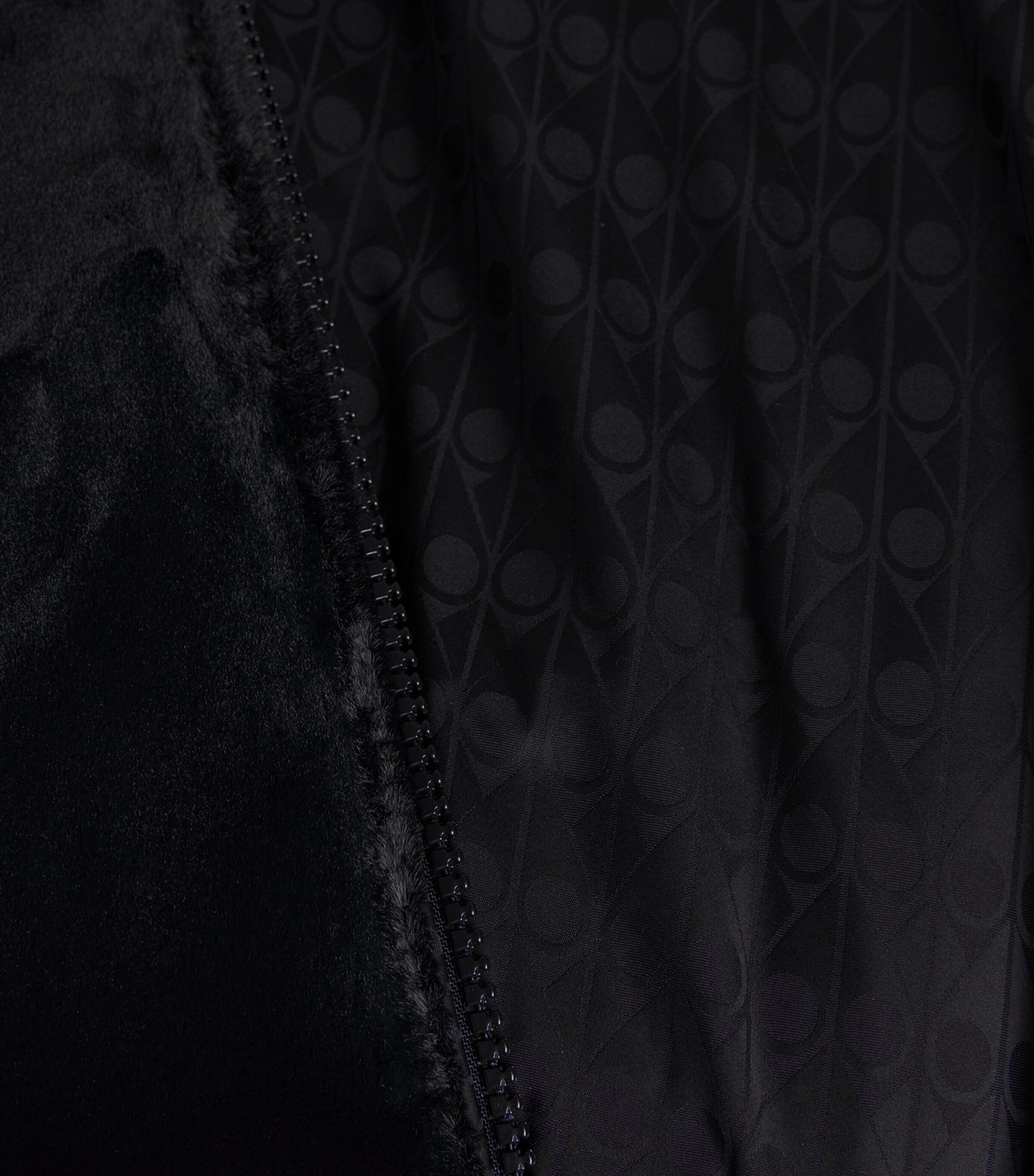 Reversible Borden Hooded Jacket BLCK/BLK MONO - 1118 Image 5