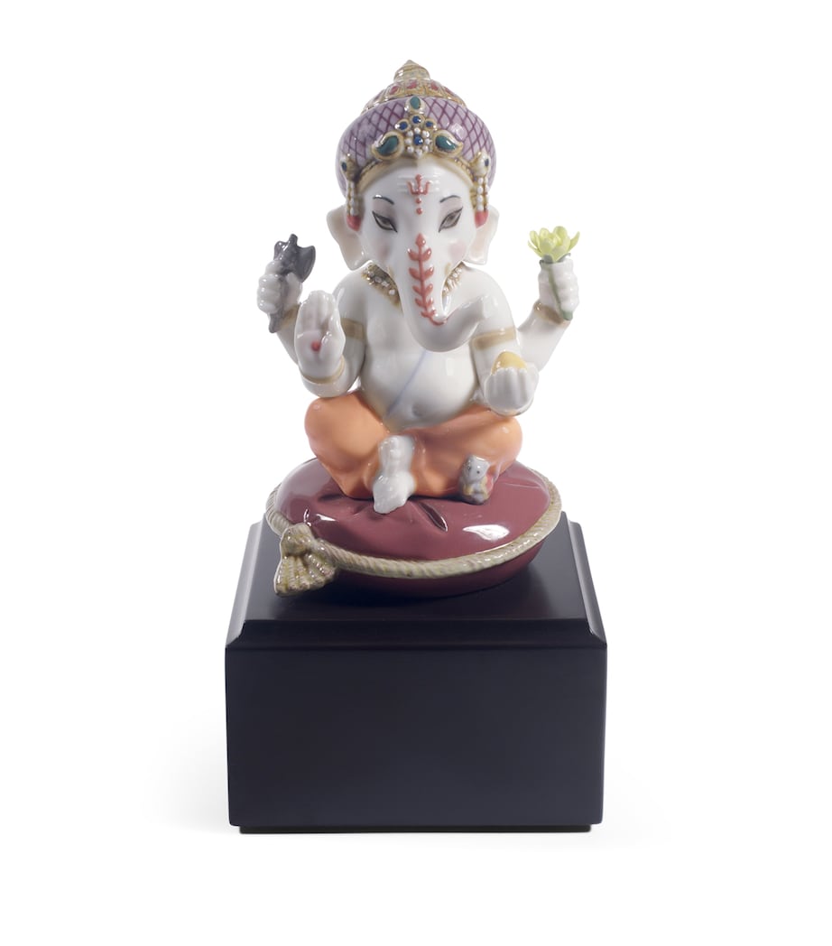 Lladró Porcelain Bal Ganesha Figurine Image 1