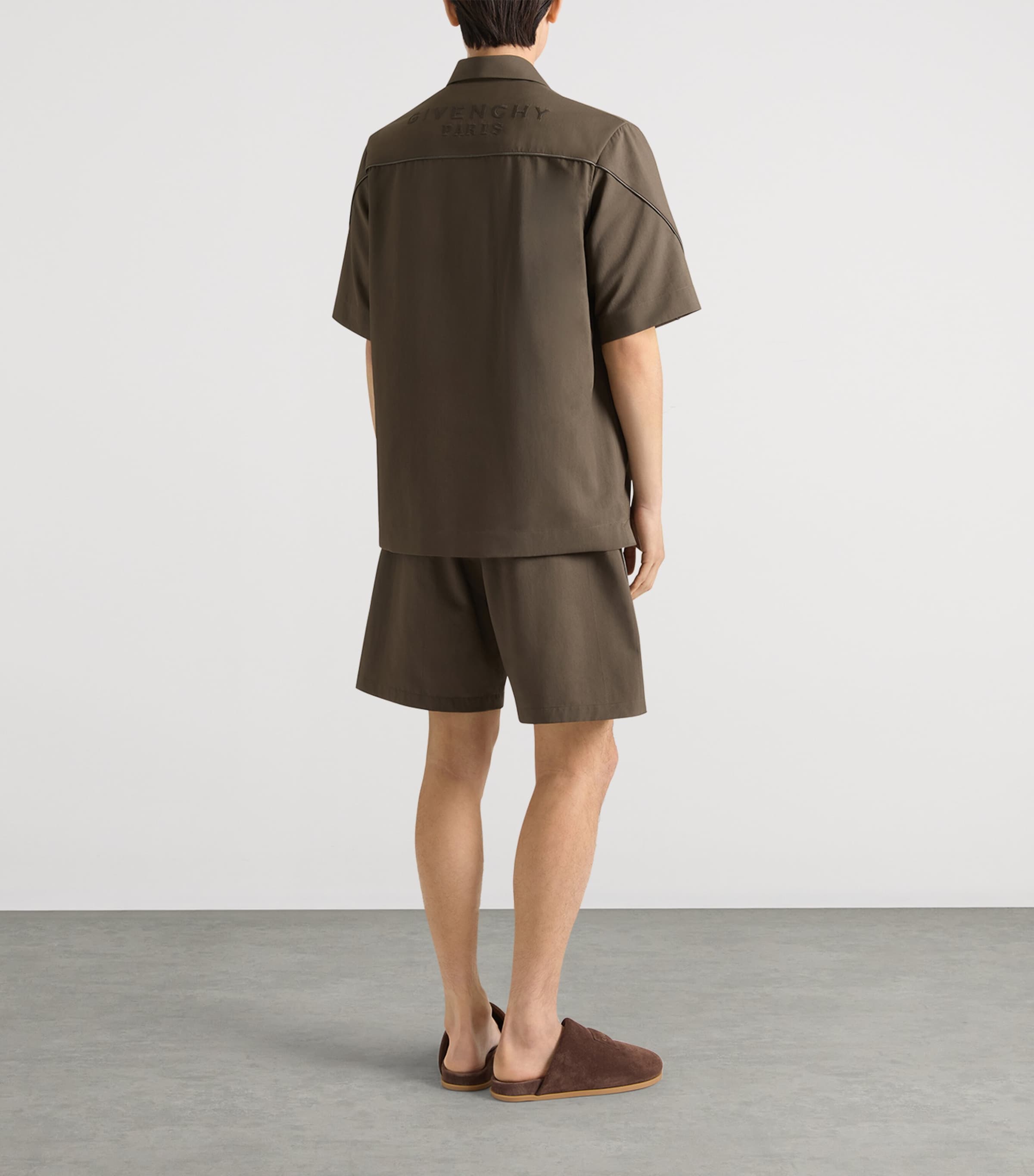 Givenchy Mens Elasticated Couture Seam Shorts Image 3