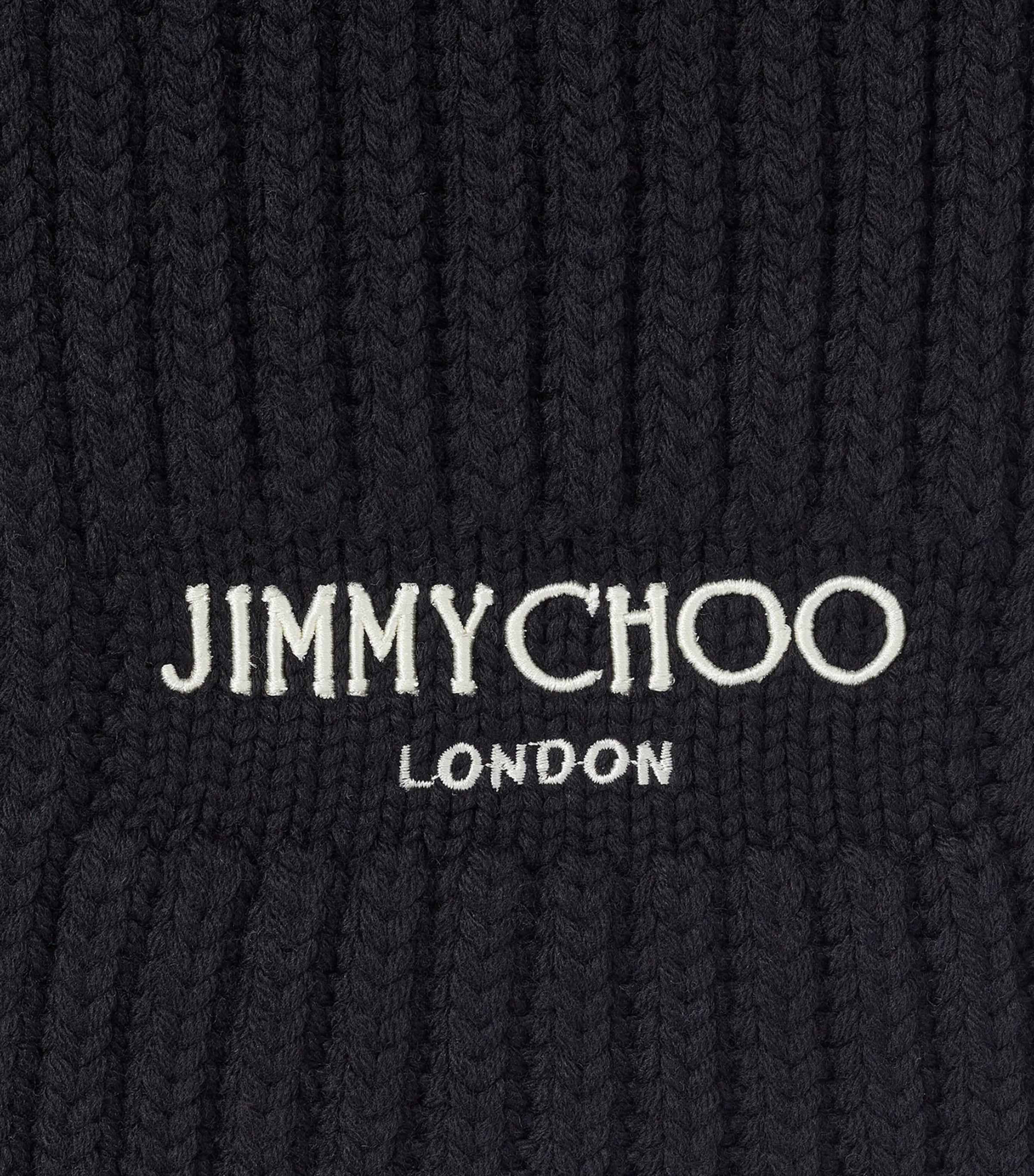 Yukiko Virgin Wool Scarf S200 BLACK/ECRU Image 4