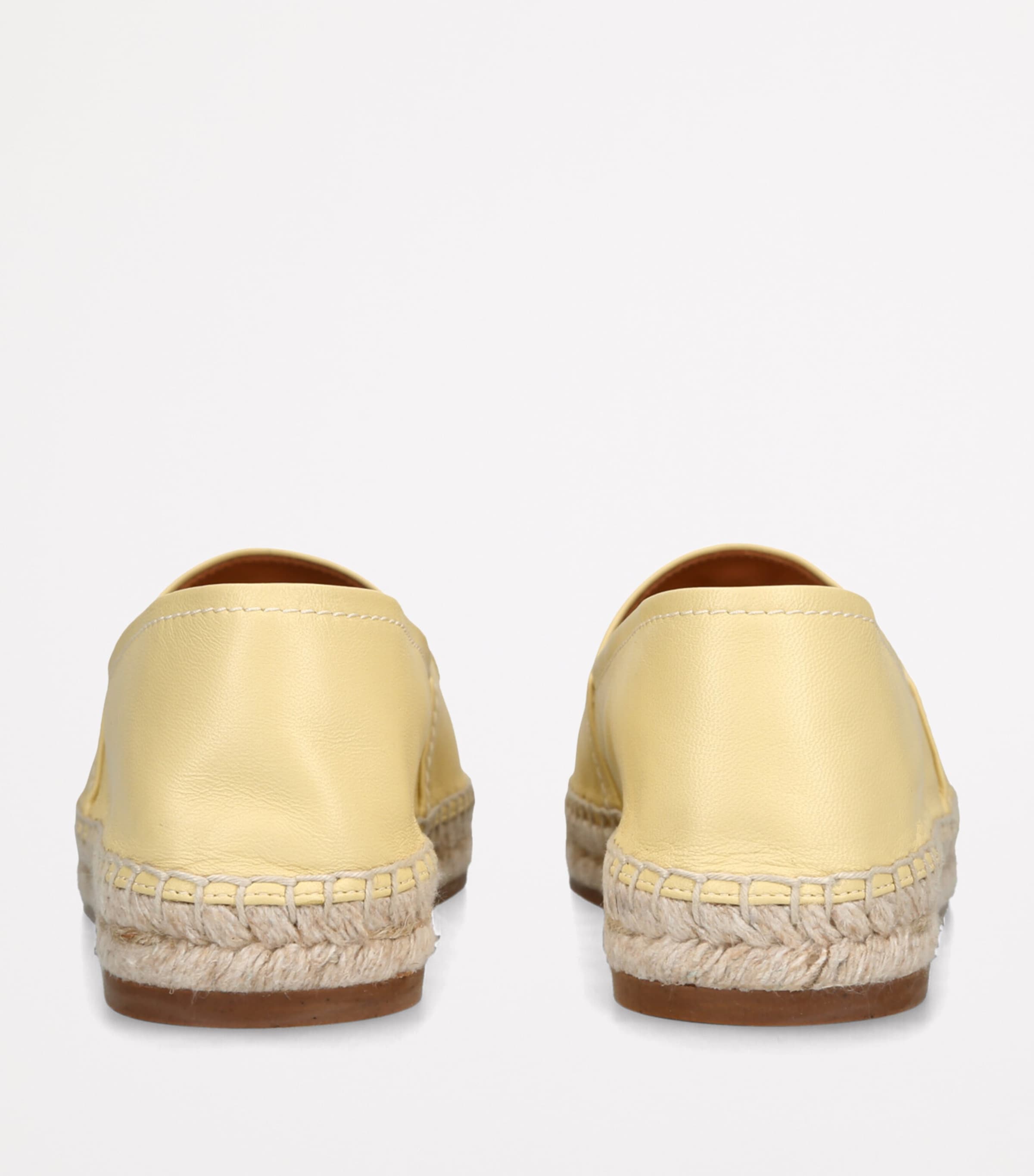 Leather Isla Espadrilles YELLOW Image 2