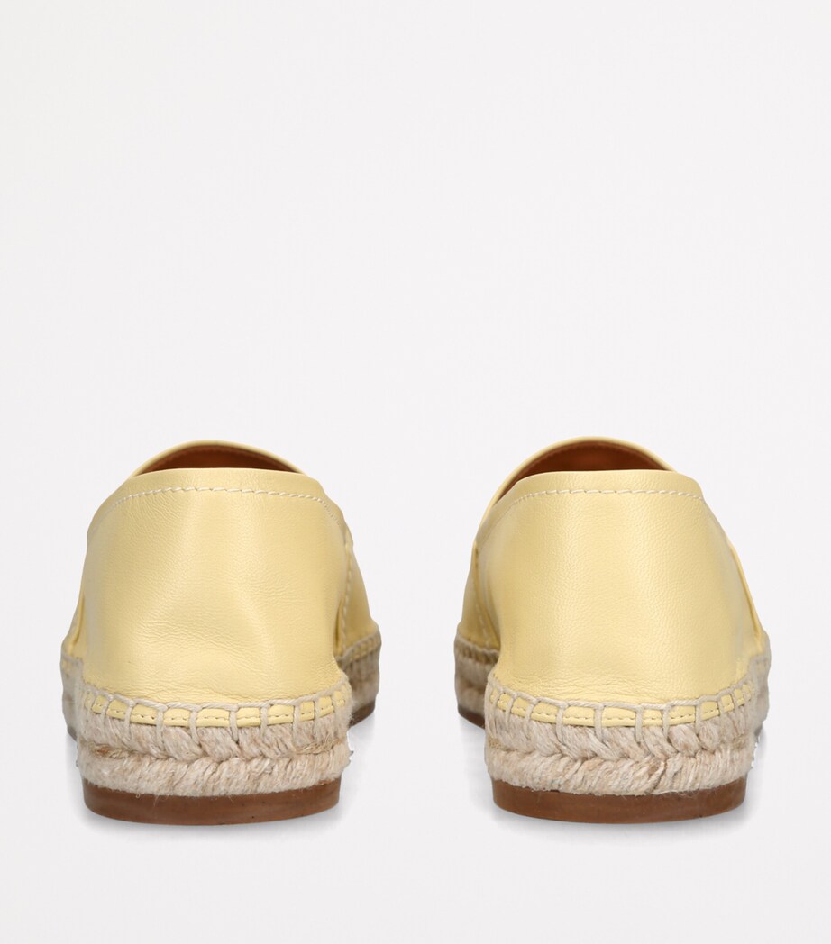 Leather Isla Espadrilles YELLOW Image 2