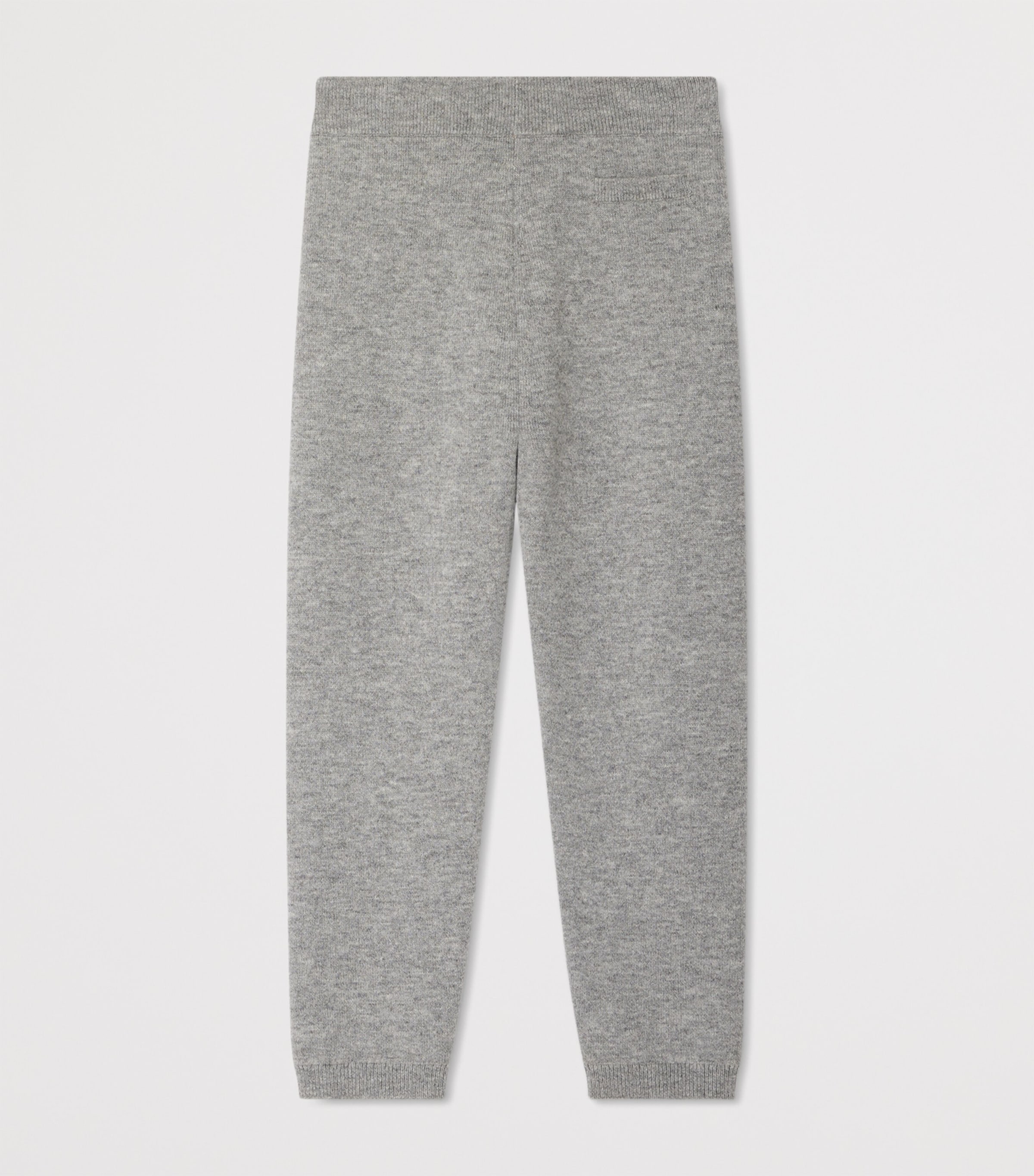 Wool-Cashmere Drawstring Sweatpants (10-14 Years) GRIS CHINE MOYEN Image 2