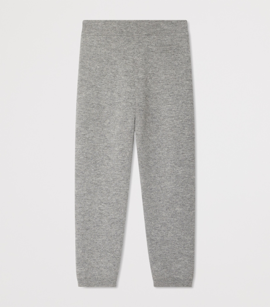 Wool-Cashmere Drawstring Sweatpants (4-8 Years) GRIS CHINE MOYEN Image 2