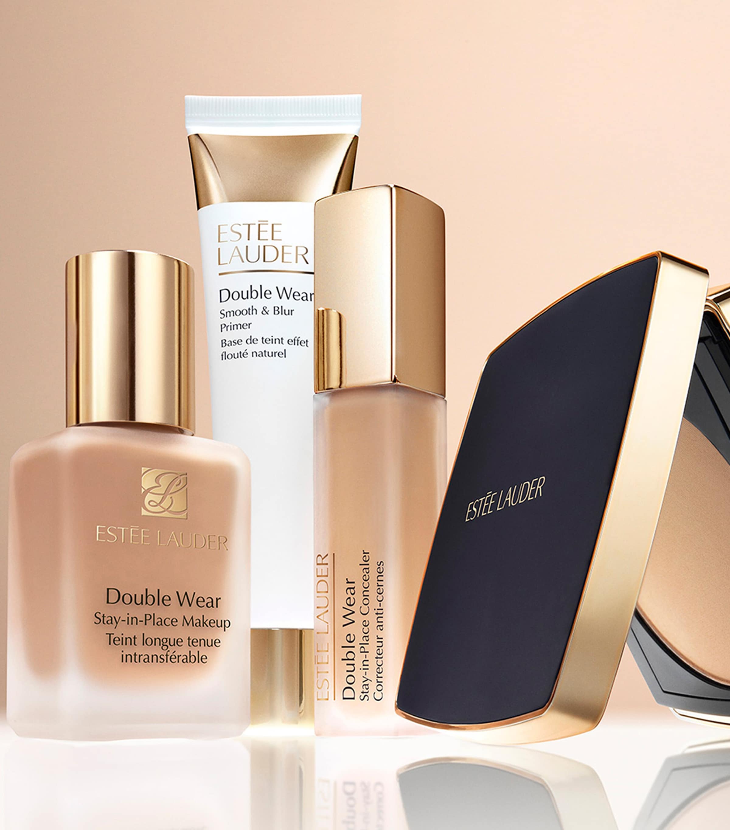 Double Wear Stay-in-Place Matte Powder Foundation 4W2 Image 3