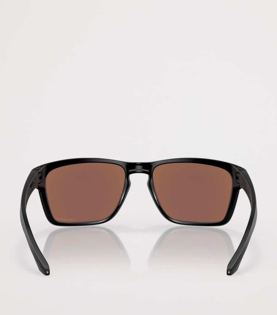 Oakley Sylas Rectangle Sunglasses Black Image 4