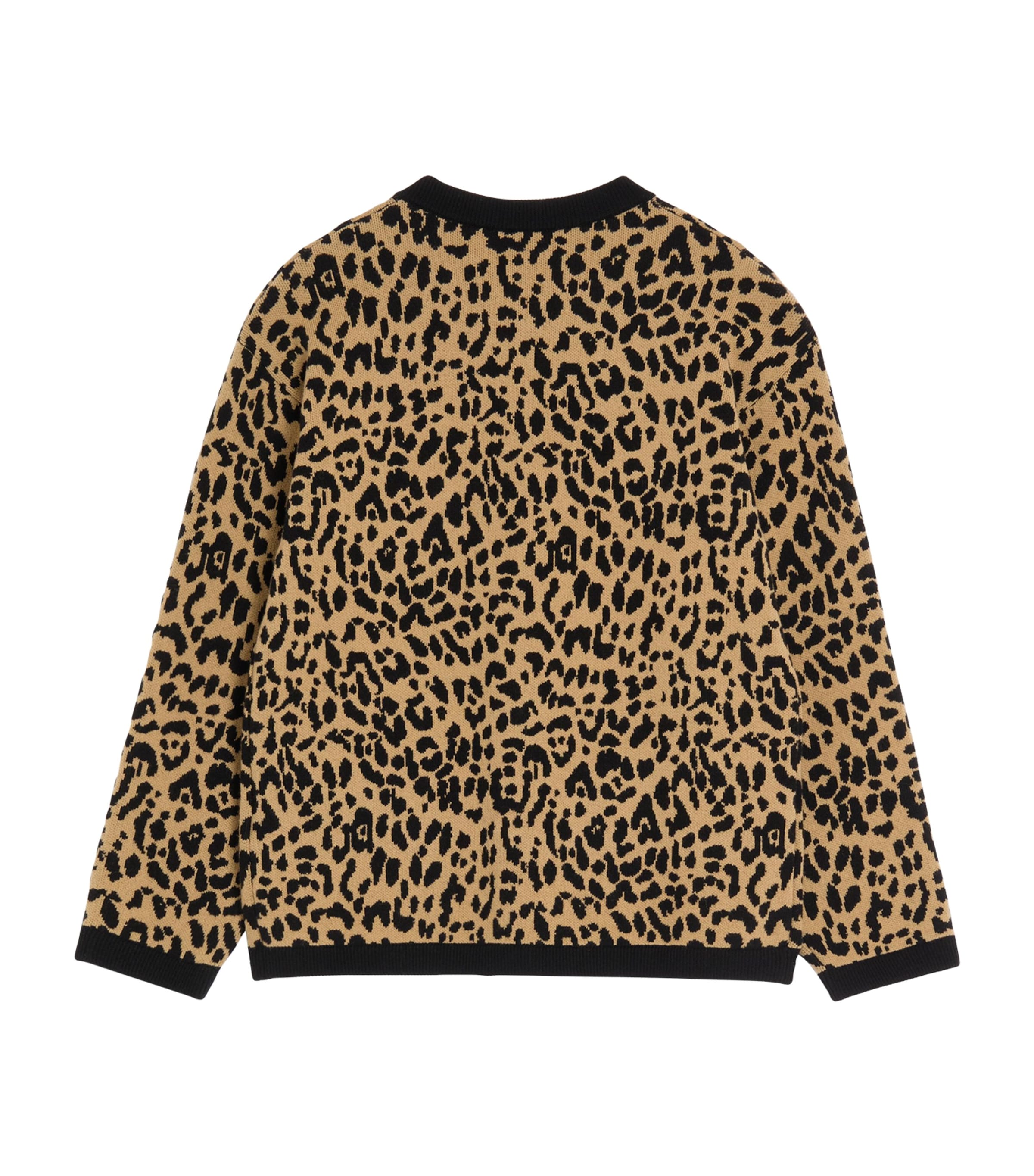 Wool Leopard Print Cardigan AN2 Image 2
