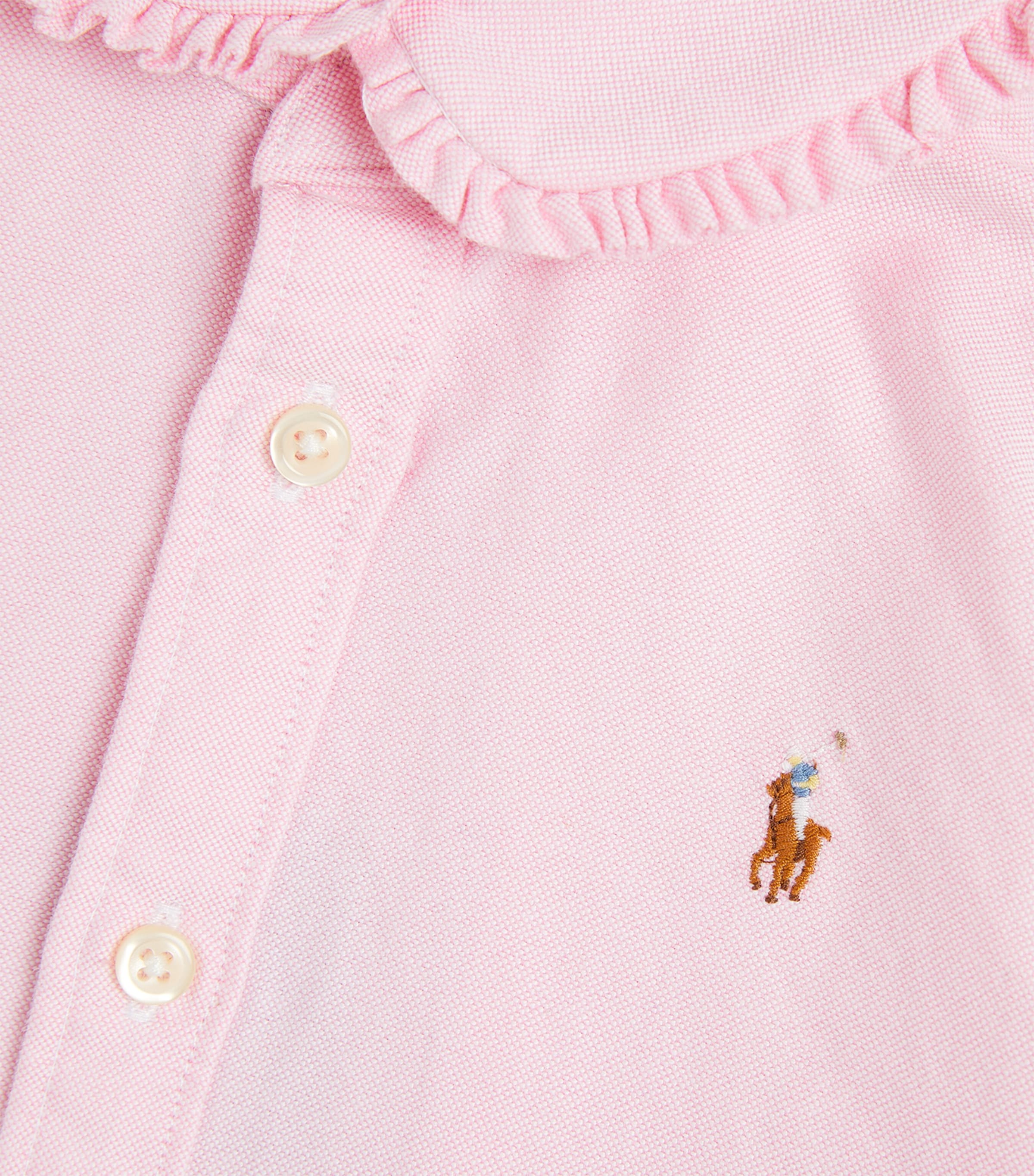 Ralph Lauren Kids Cotton Polo Pony Polo Shirt (2-6 Years) Bath Pink Image 4
