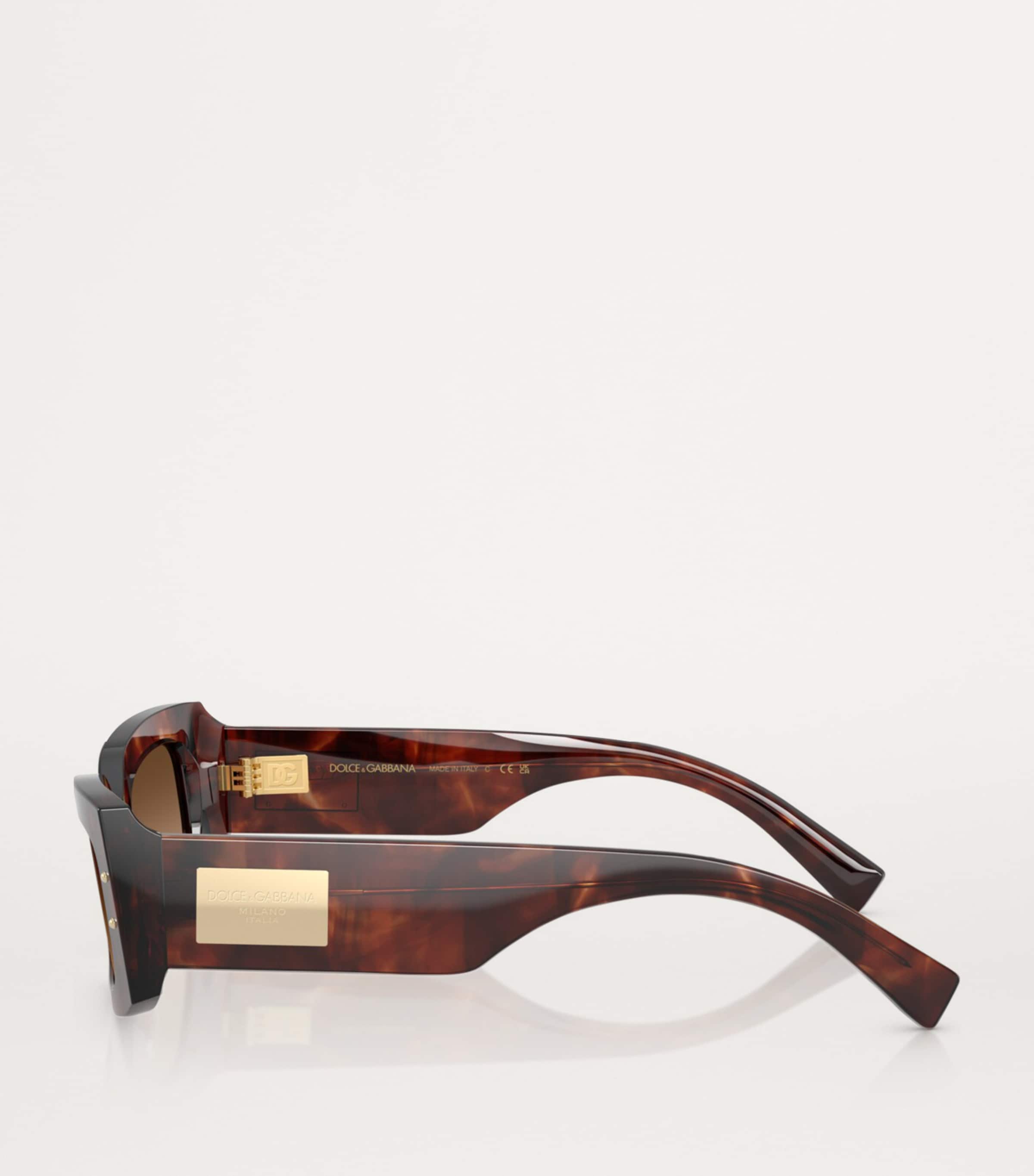 Dolce&Gabbana Acetate Rectangular Sunglasses Image 3