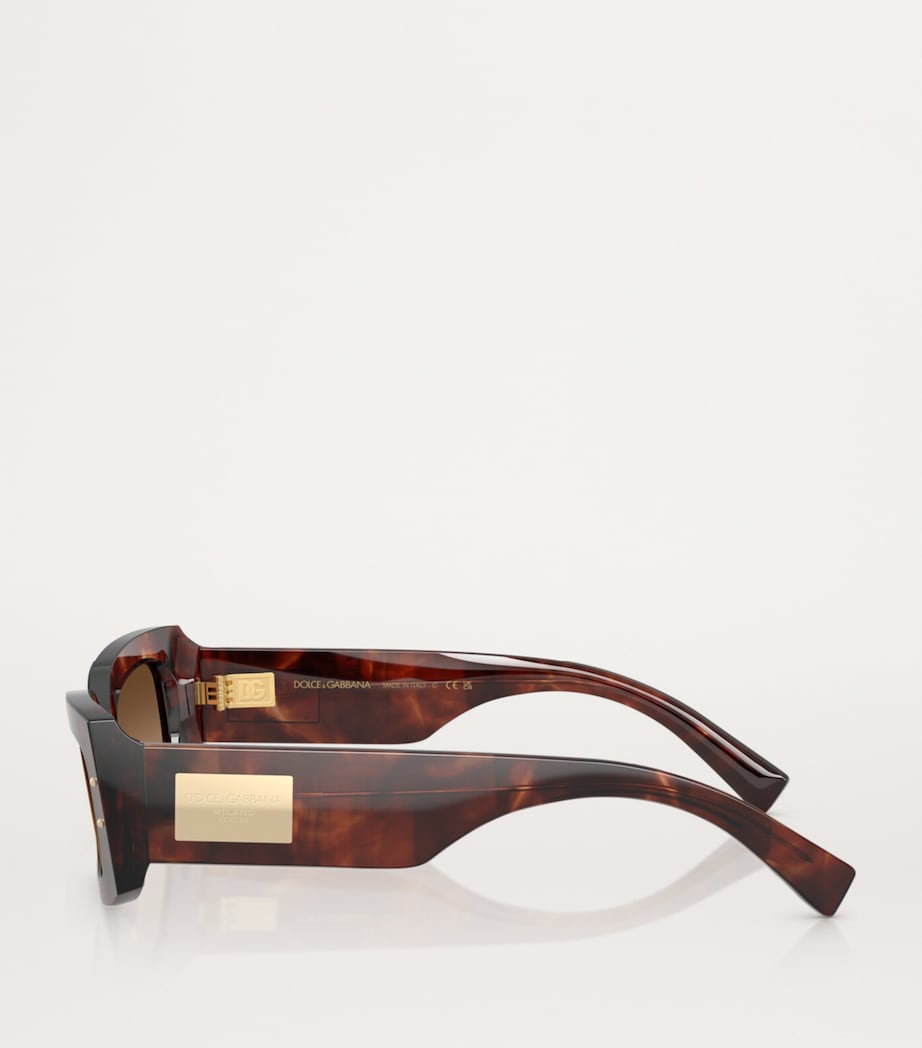 Dolce&Gabbana Acetate Rectangular Sunglasses Image 3