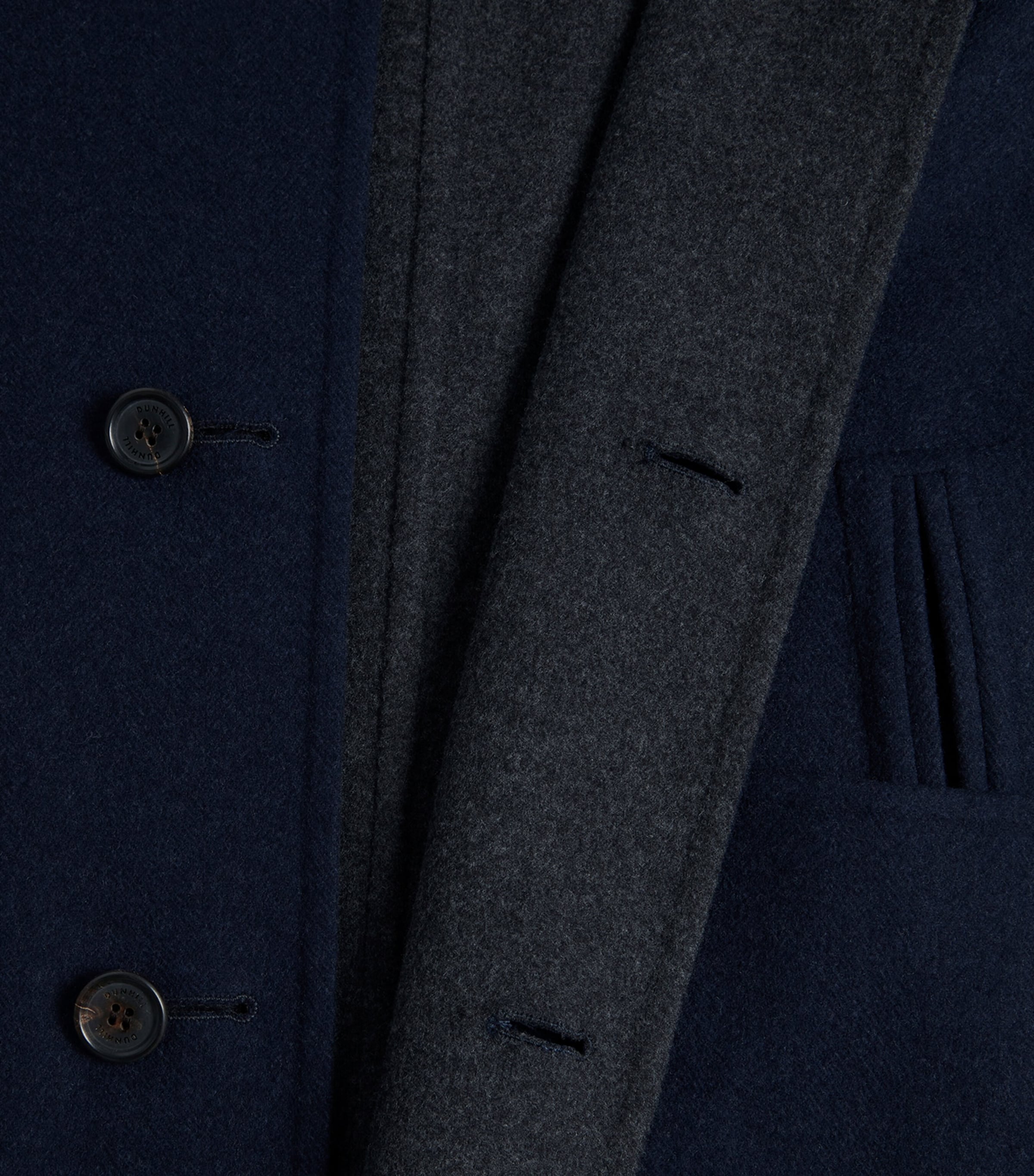 Wool Reversible Double-Faced Driving Jacket 410NAVY Image 7