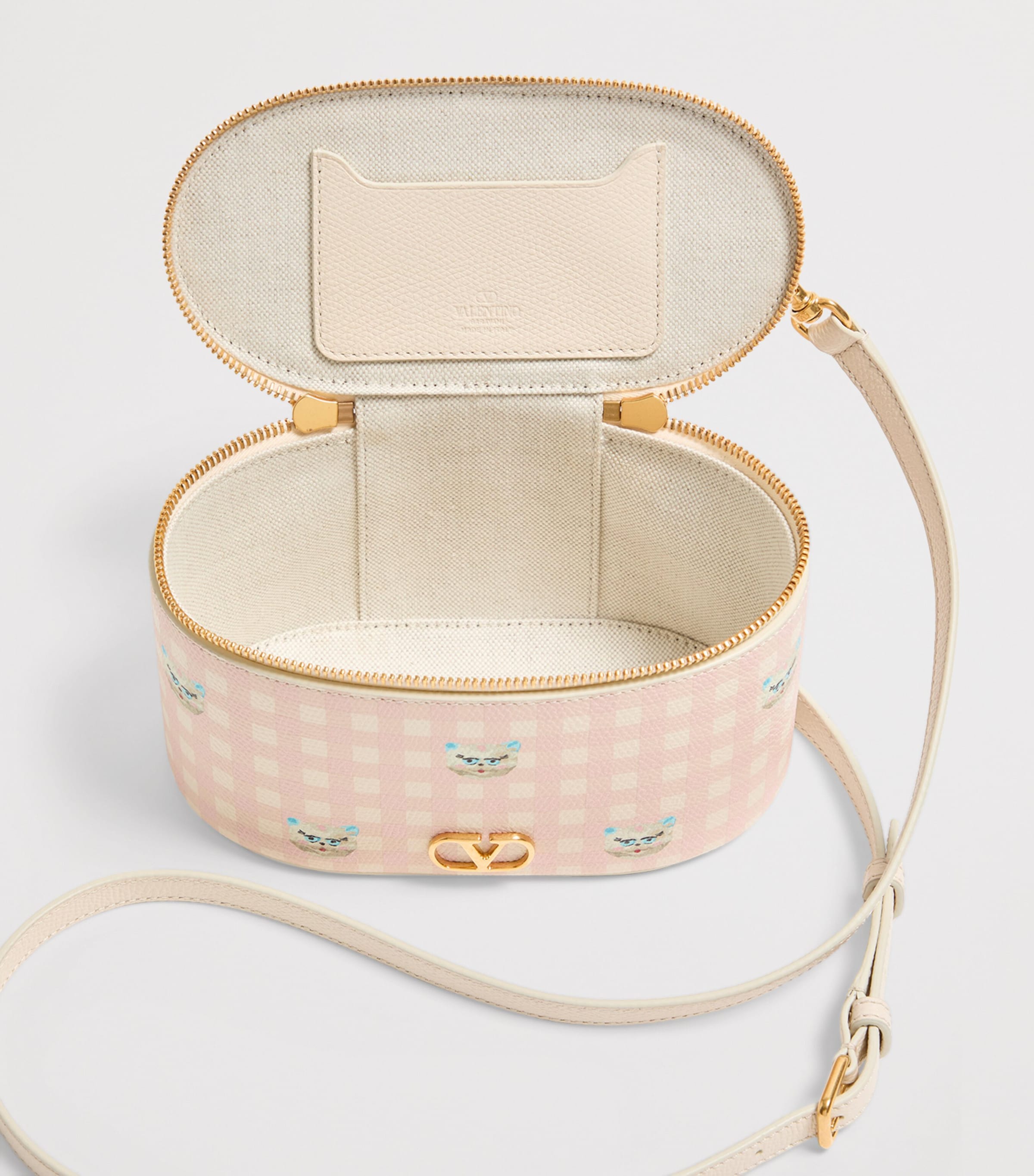 Mini Leather Vanity Case Top-Handle Bag 9PK Image 5