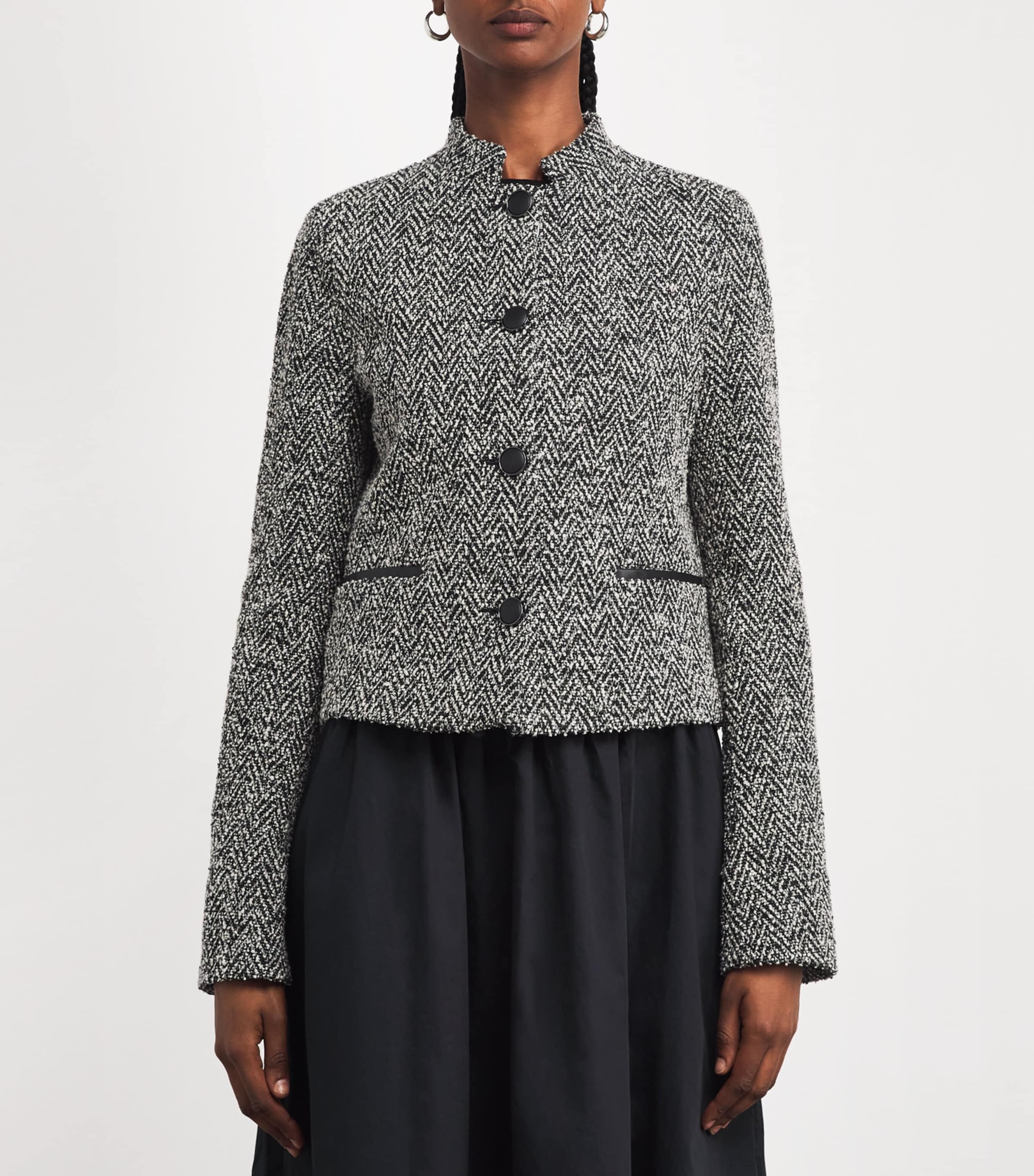 Tweed Jacket BLACK Image 3