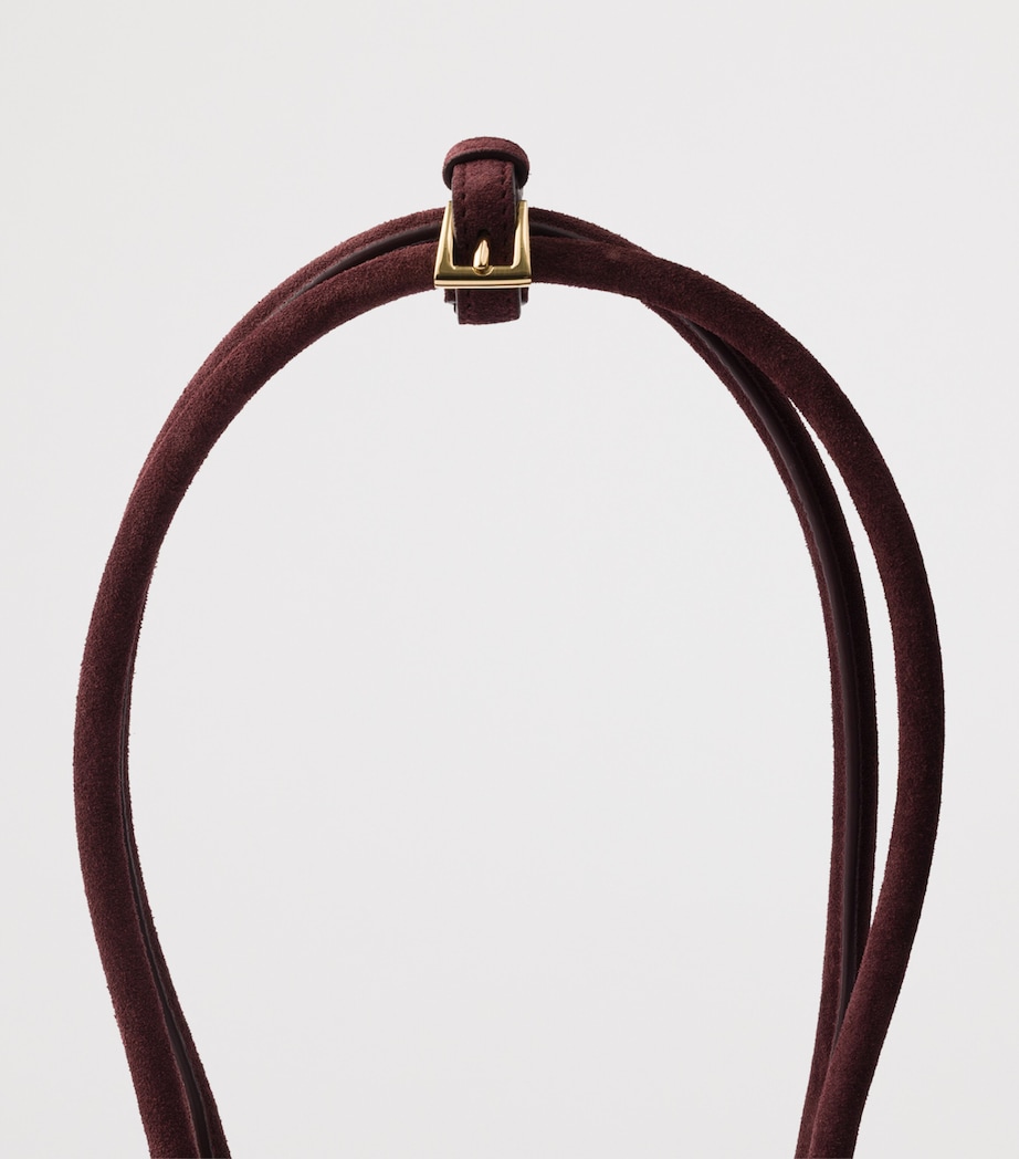 Medium Suede Bonnie Shoulder Bag F0007 Image 6