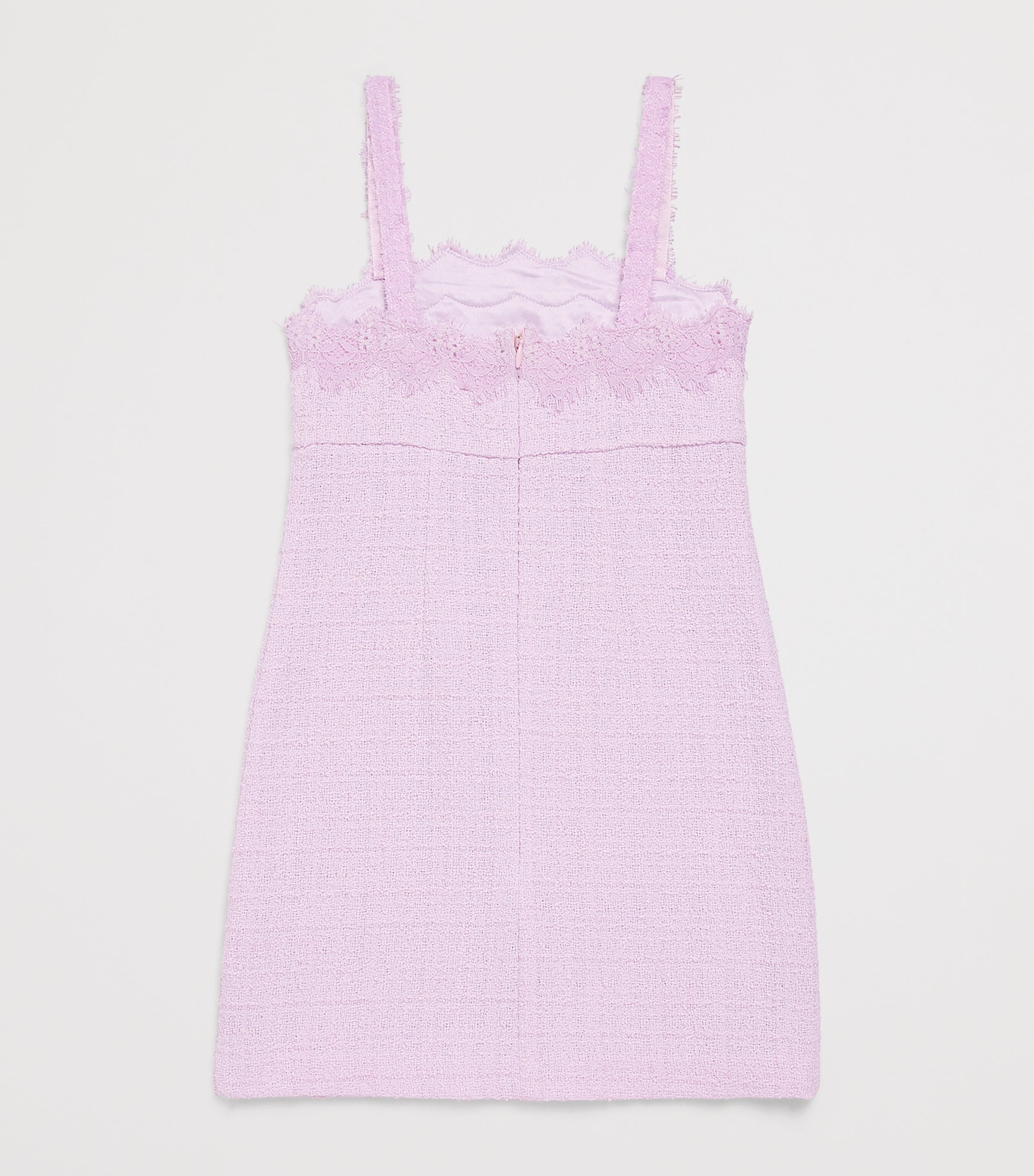 LoveShackFancy Tweed Lace-Trim Willamina Dress (8-14 Years) Image 2