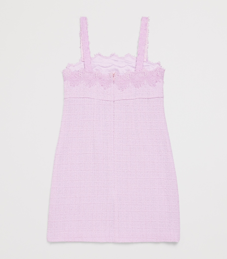 LoveShackFancy Tweed Lace-Trim Willamina Dress (8-14 Years) Image 2