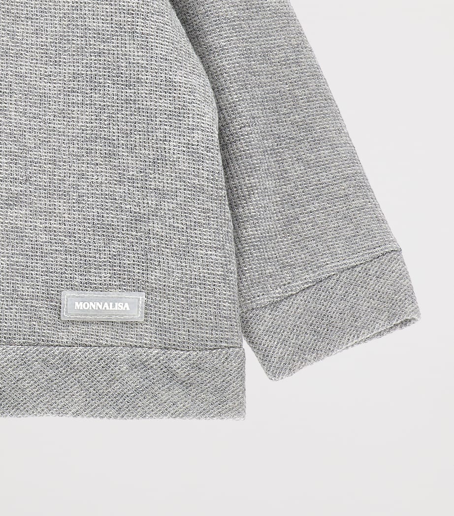 Bear Appliqué Cardigan (6-24 Months) GRIGIO+CAMMELLO Image 3