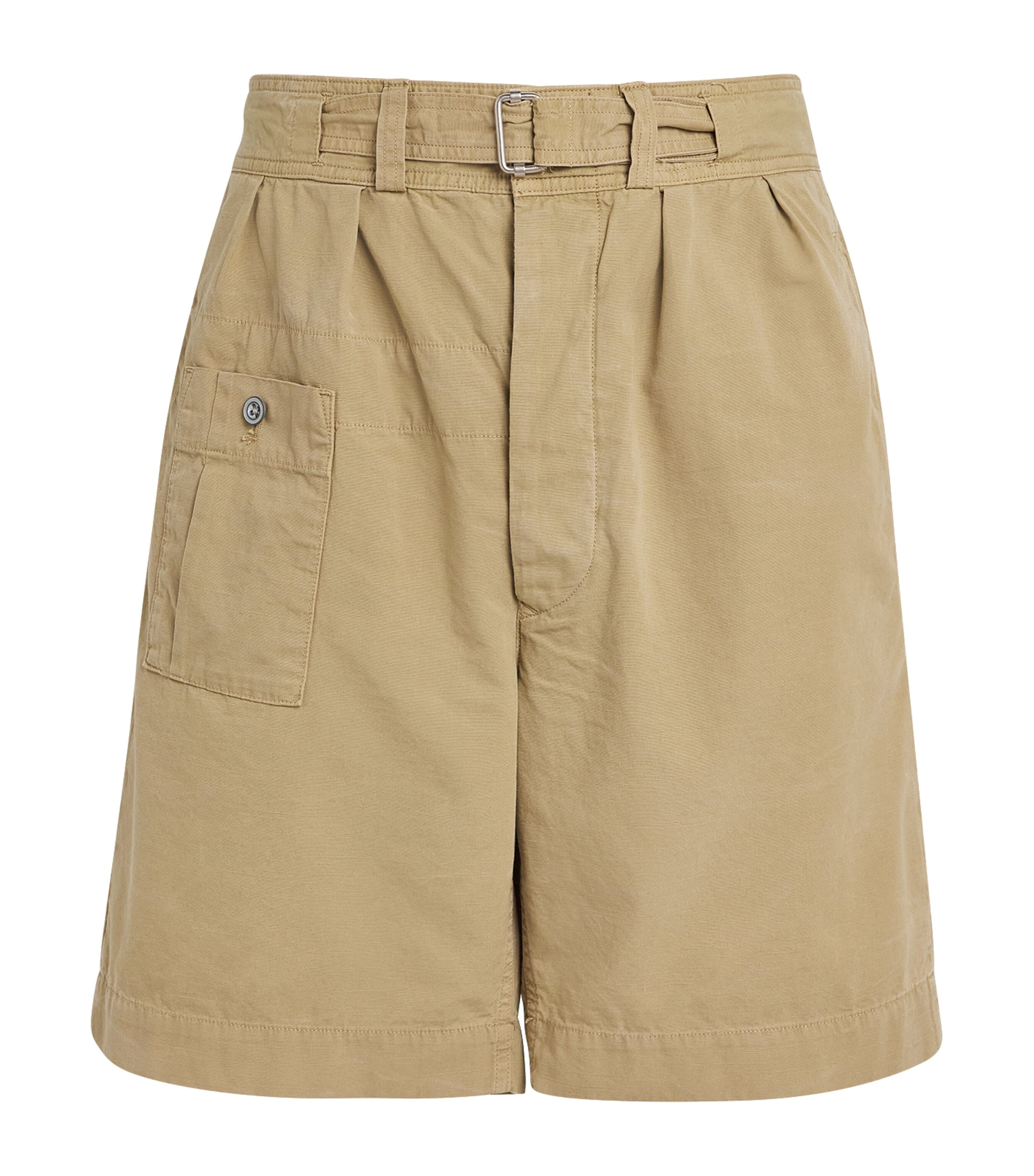 Polo Ralph Lauren Belted Cargo Shorts In Beige