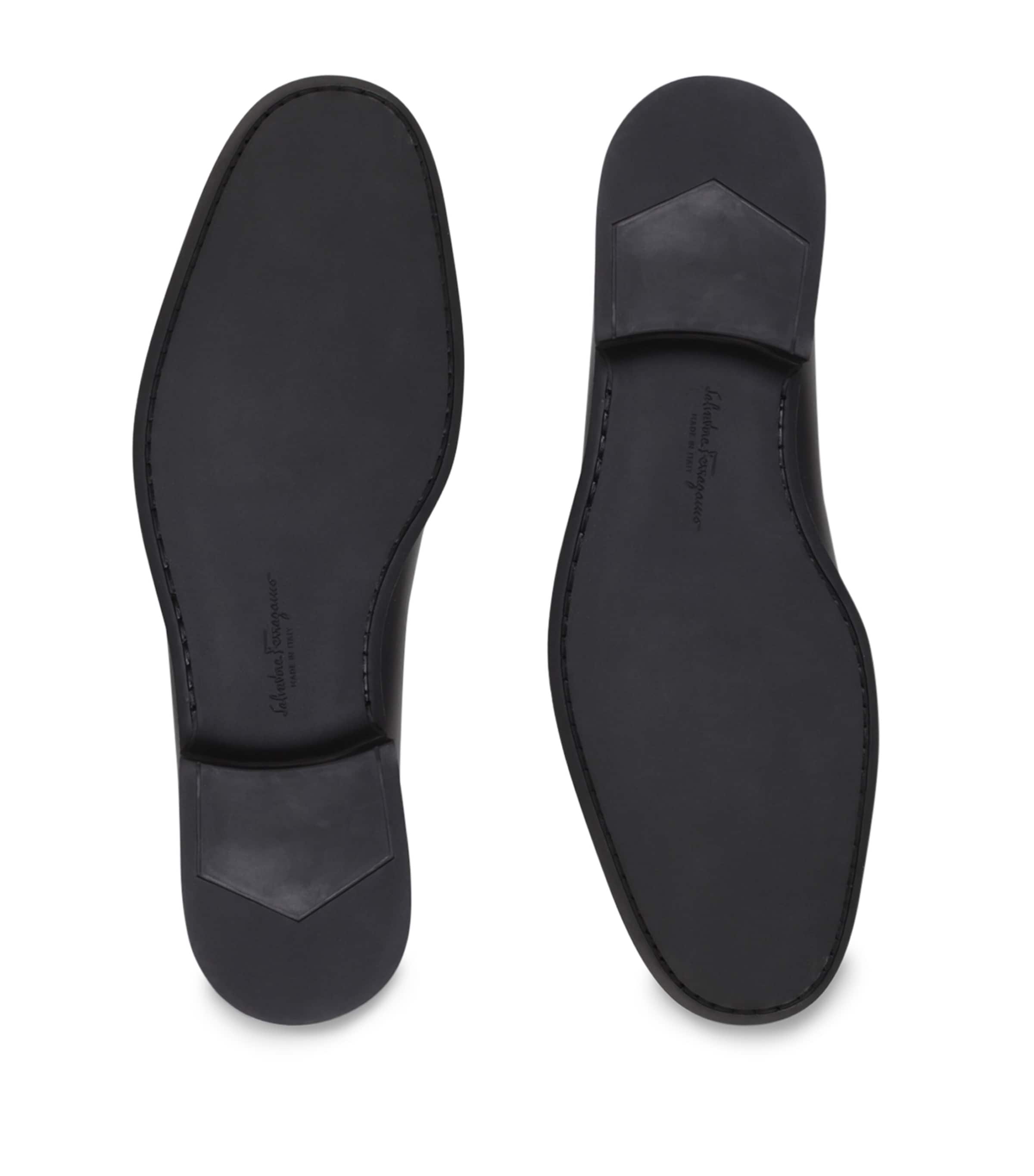 Grandioso Leather Bit Loafers BLACK Image 3