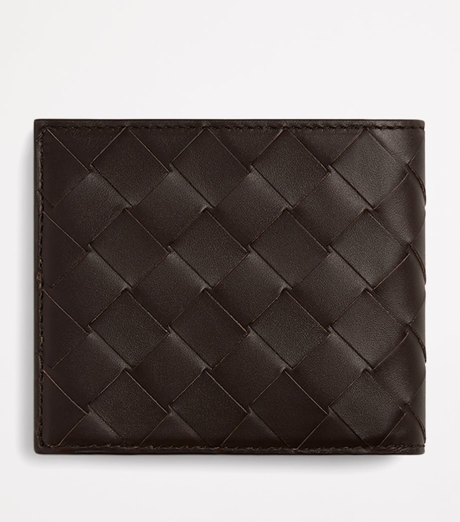 Leather Intrecciato Bifold Coin Wallet 2106 Image 3