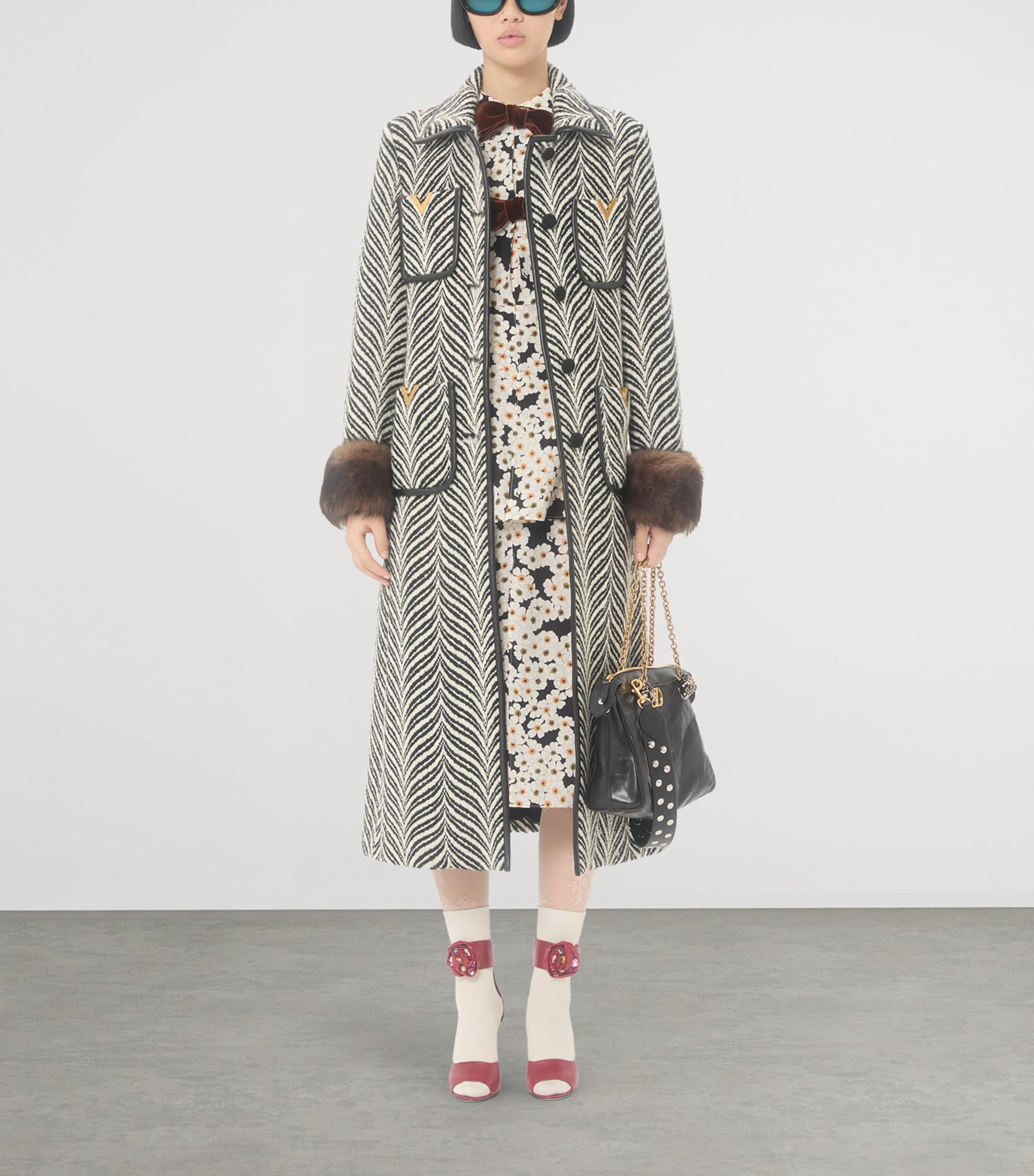 Silk Floral Midi Dress K92 Image 5