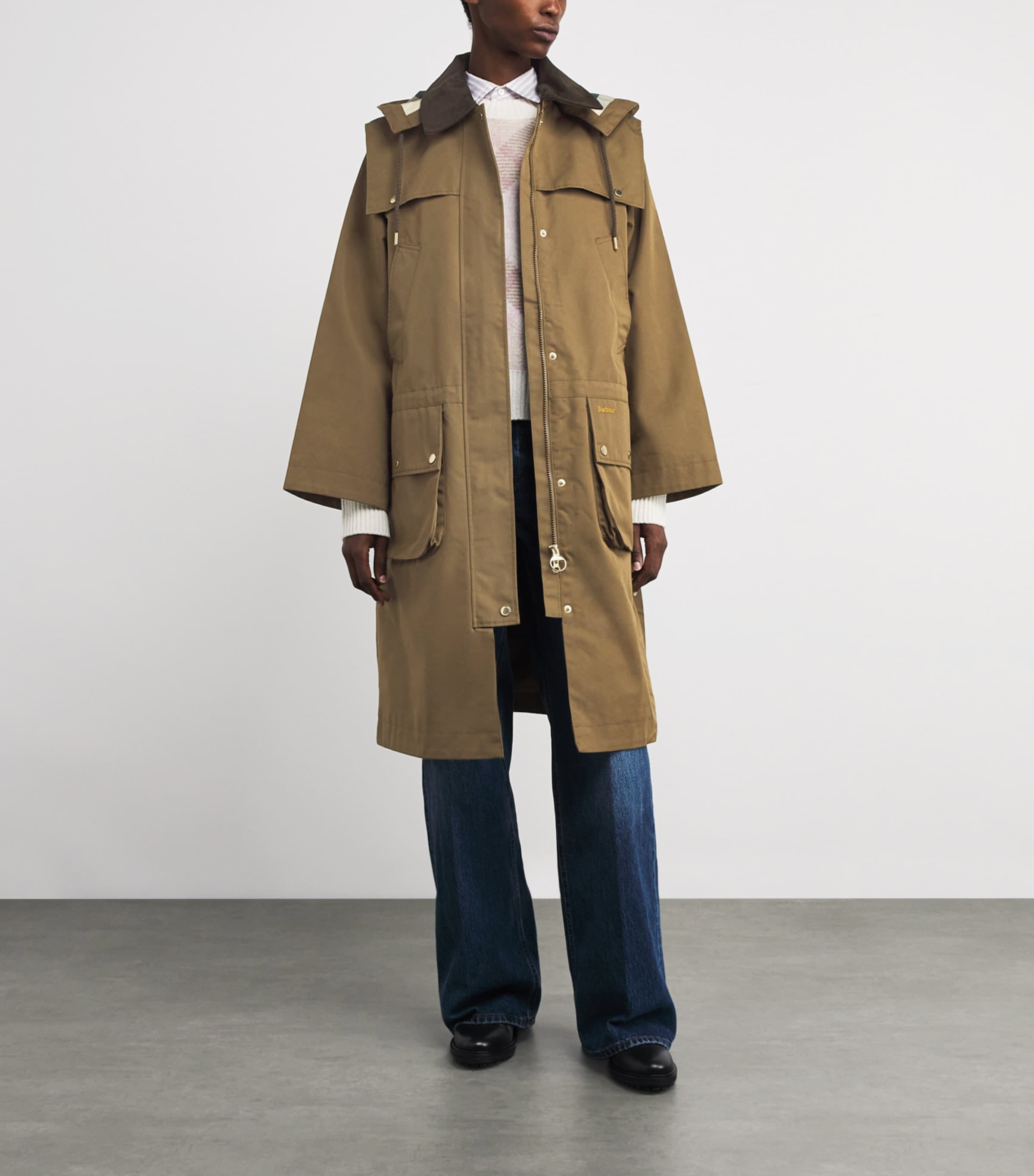 Bilsdale Showerproof Jacket GOLDEN OLVE/ANC TRTN Image 2