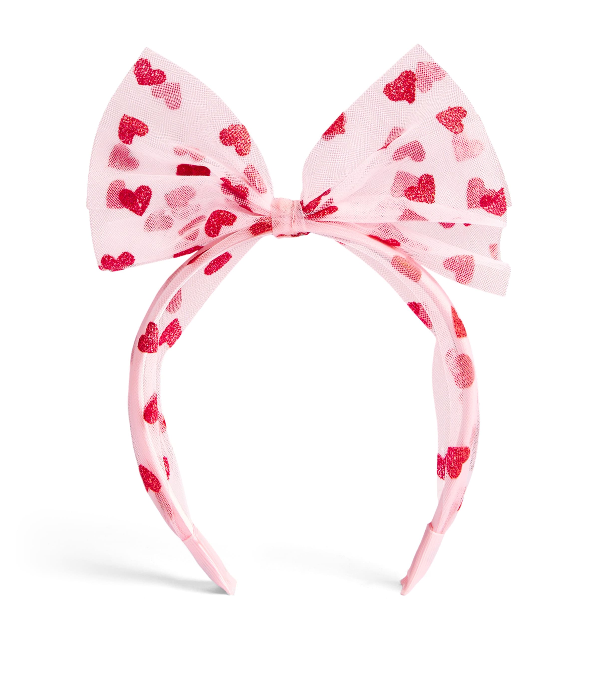 Rockahula Tulle Sweet Hearts Headband Pink Image 1