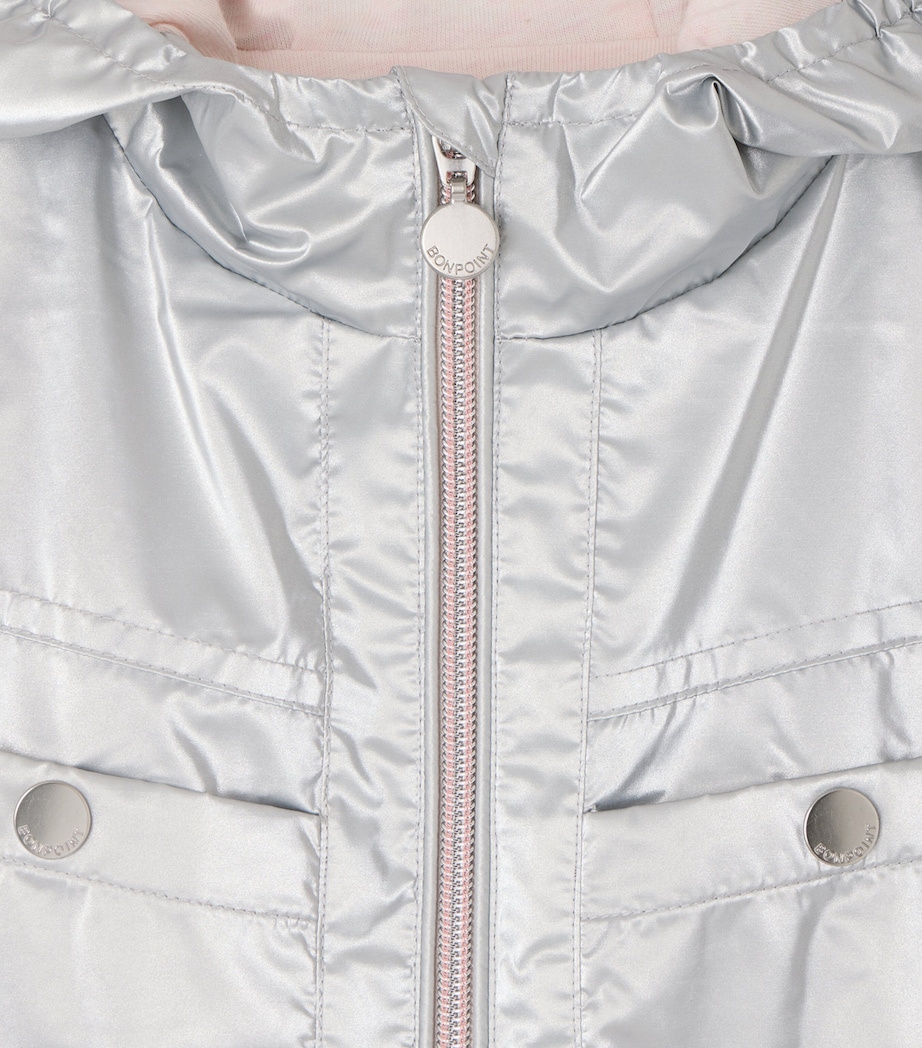 Bonpoint Logo Jacket (10-14 Years) Argent Image 3