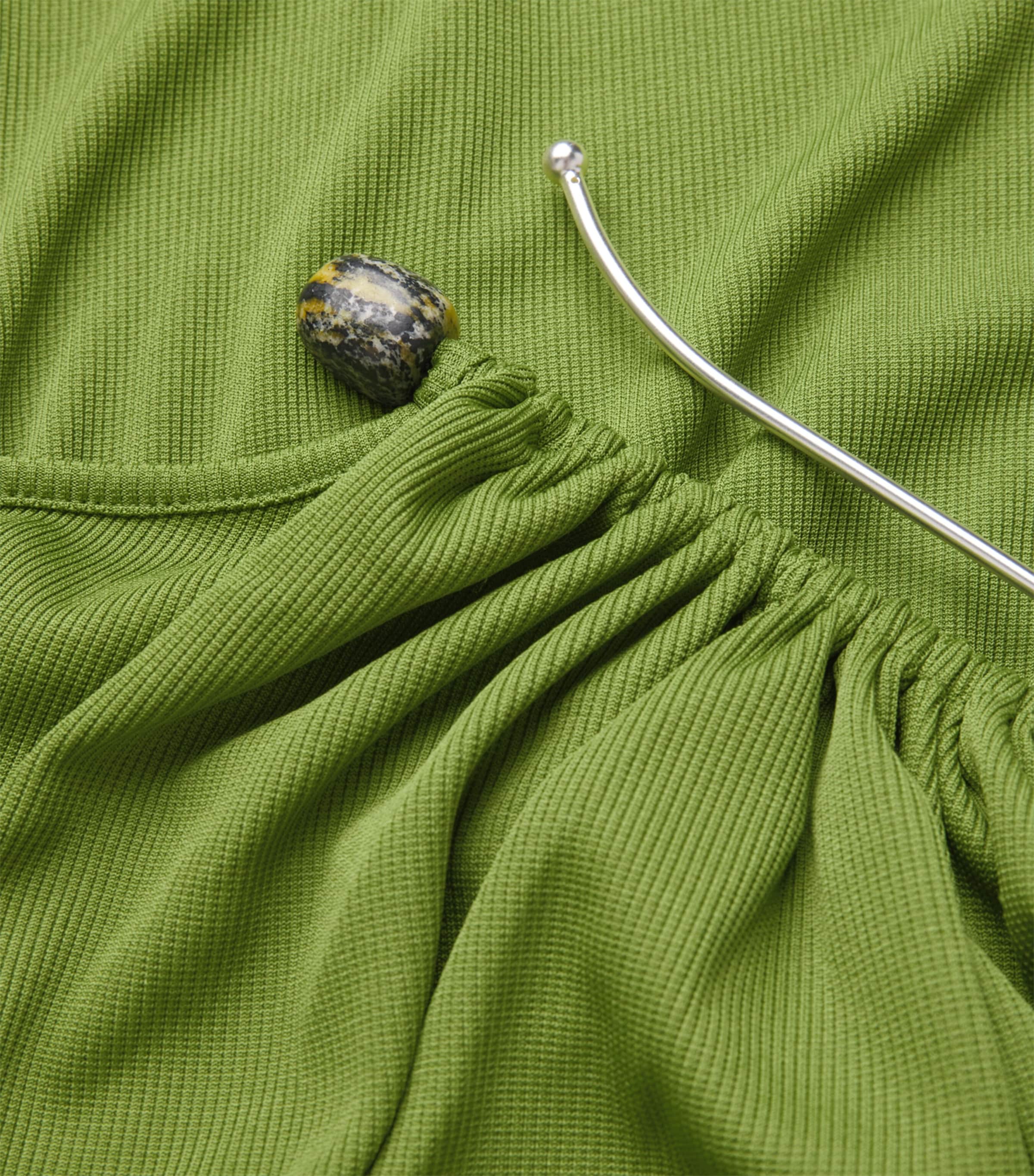 Pin-Gathered Maxi Skirt CACTUS Image 5