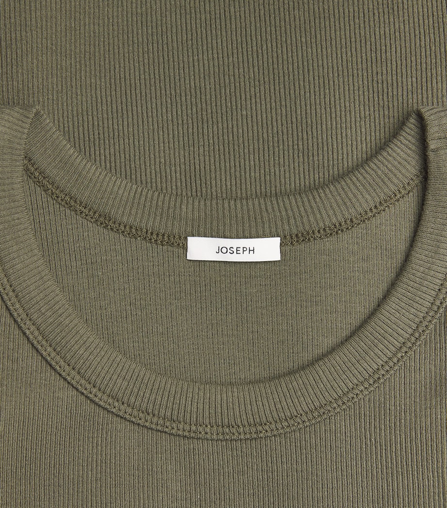 Stretch-Cotton Yeux Tank Top PALM LEAF Image 5