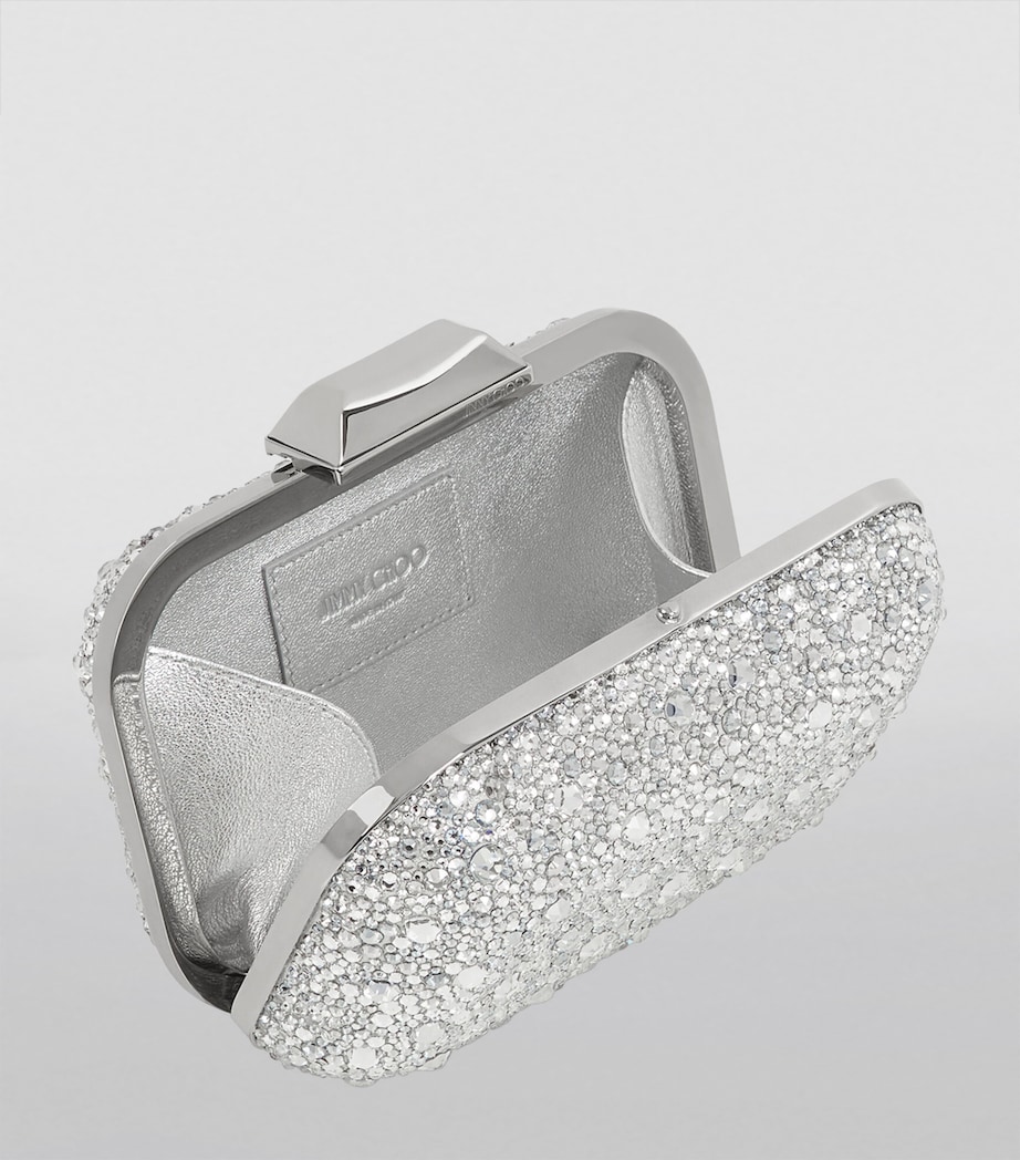 Crystal-Embellished Cloud Clutch Bag CRYSTAL Image 2