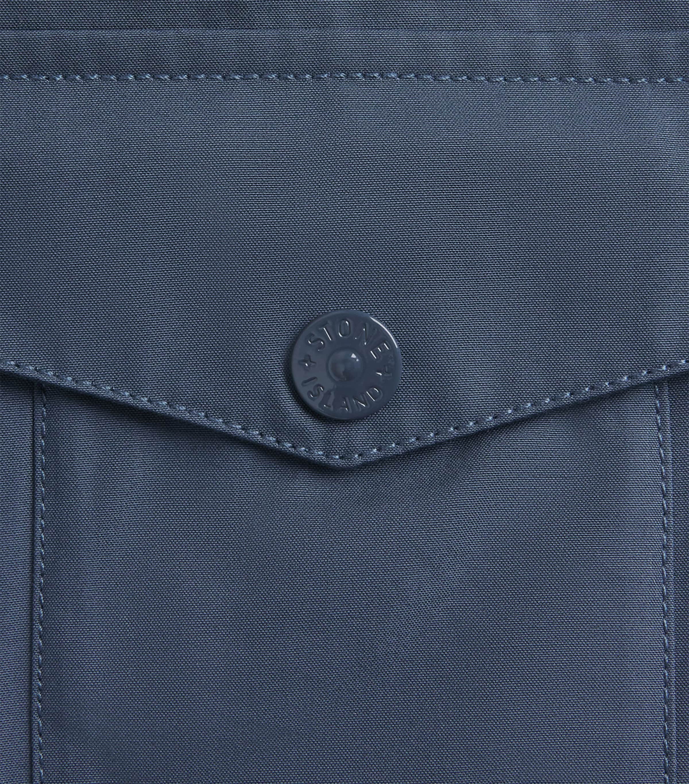 Stone Island Mens Cotton Canvas Ghost Overshirt Image 6