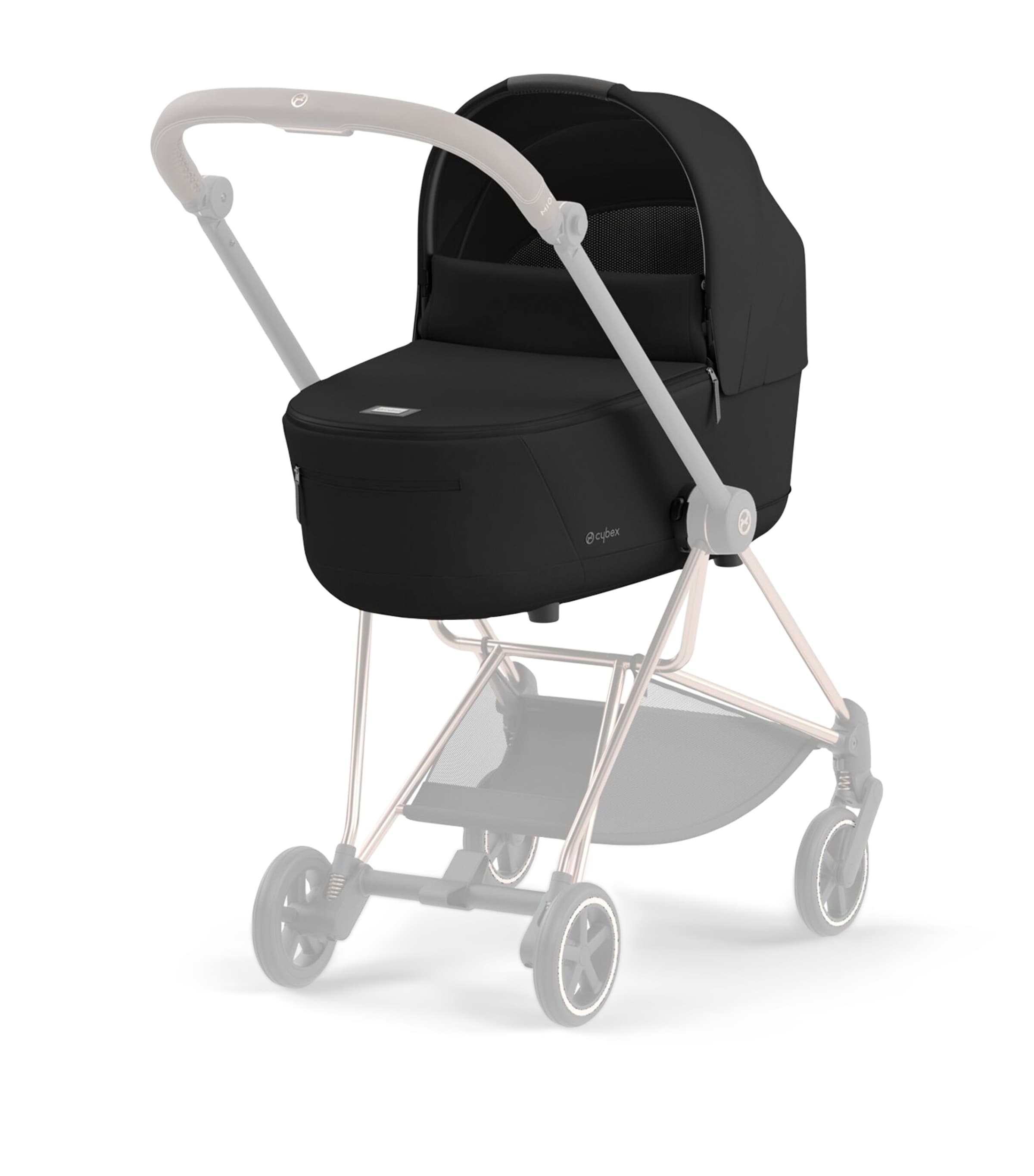MIOS Pushchair Lux Carry Cot - Sepia Black SEPIA BLACK Image 2